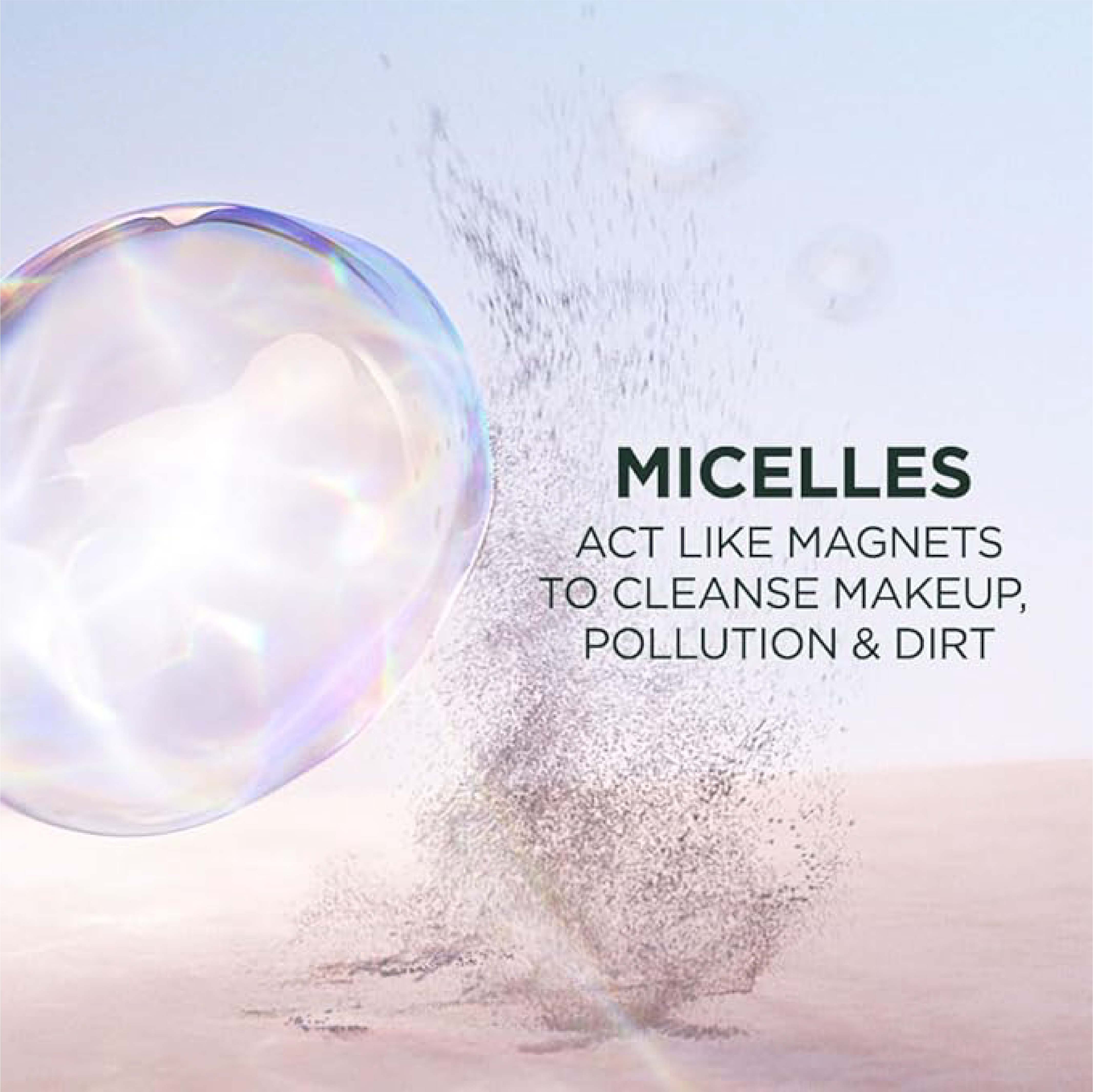 Garnier, Skin Naturals Essentials Micellar Oil-In-Water, Cleansing micellar water with oil for makeup removal