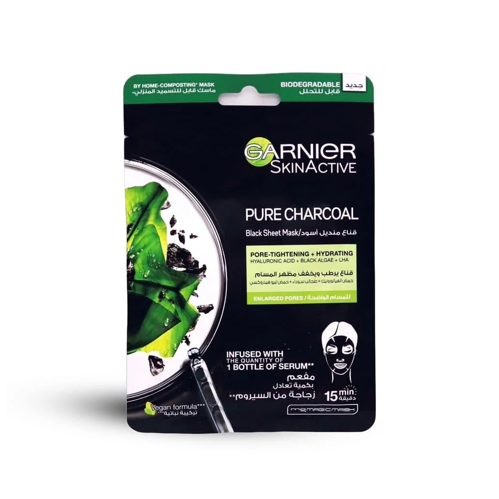 Garnier Skin Act Mask Charc. S28 Arenfr Algae