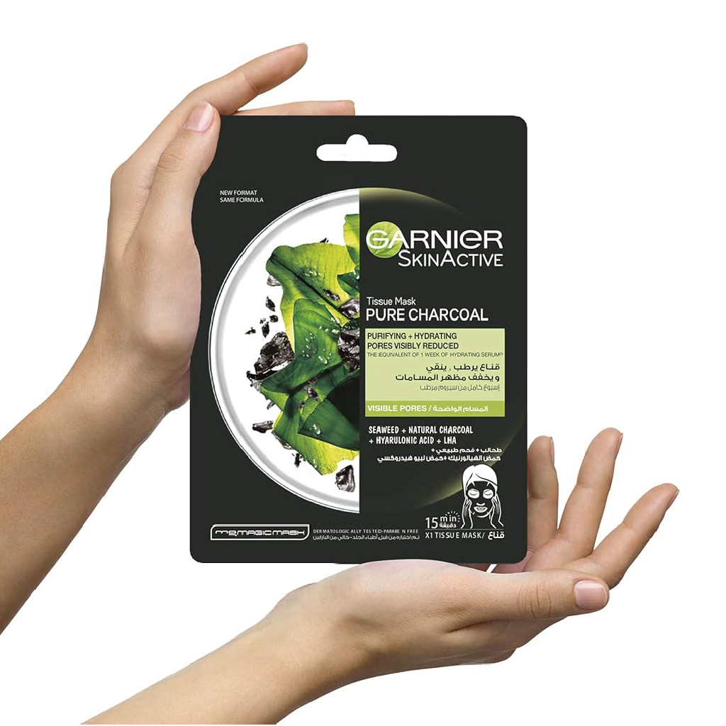 Garnier Skin Act Mask Charc. S28 Arenfr Algae