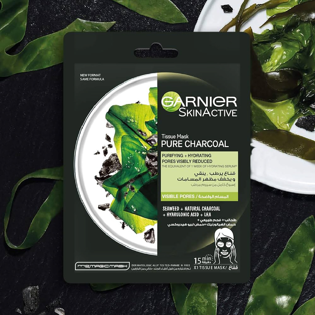Garnier Skin Act Mask Charc. S28 Arenfr Algae