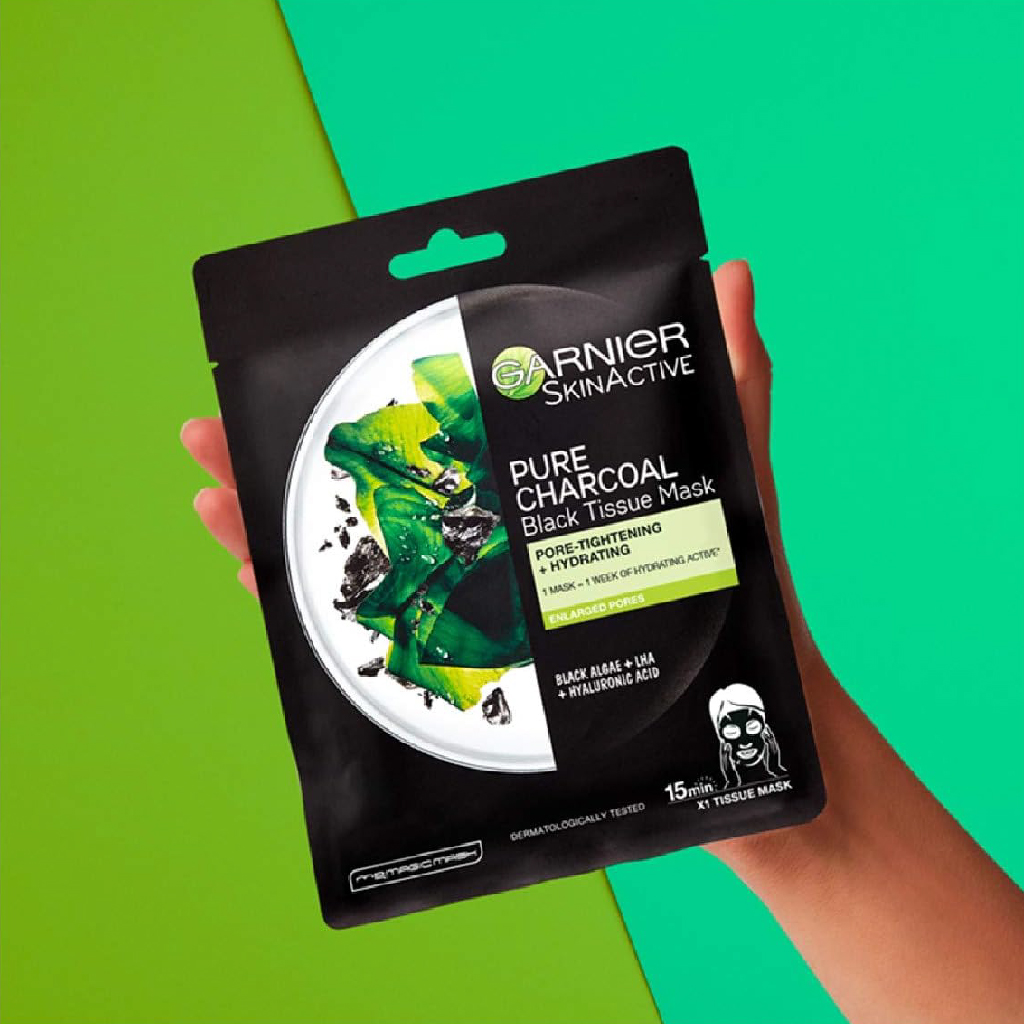 Garnier Skin Act Mask Charc. S28 Arenfr Algae