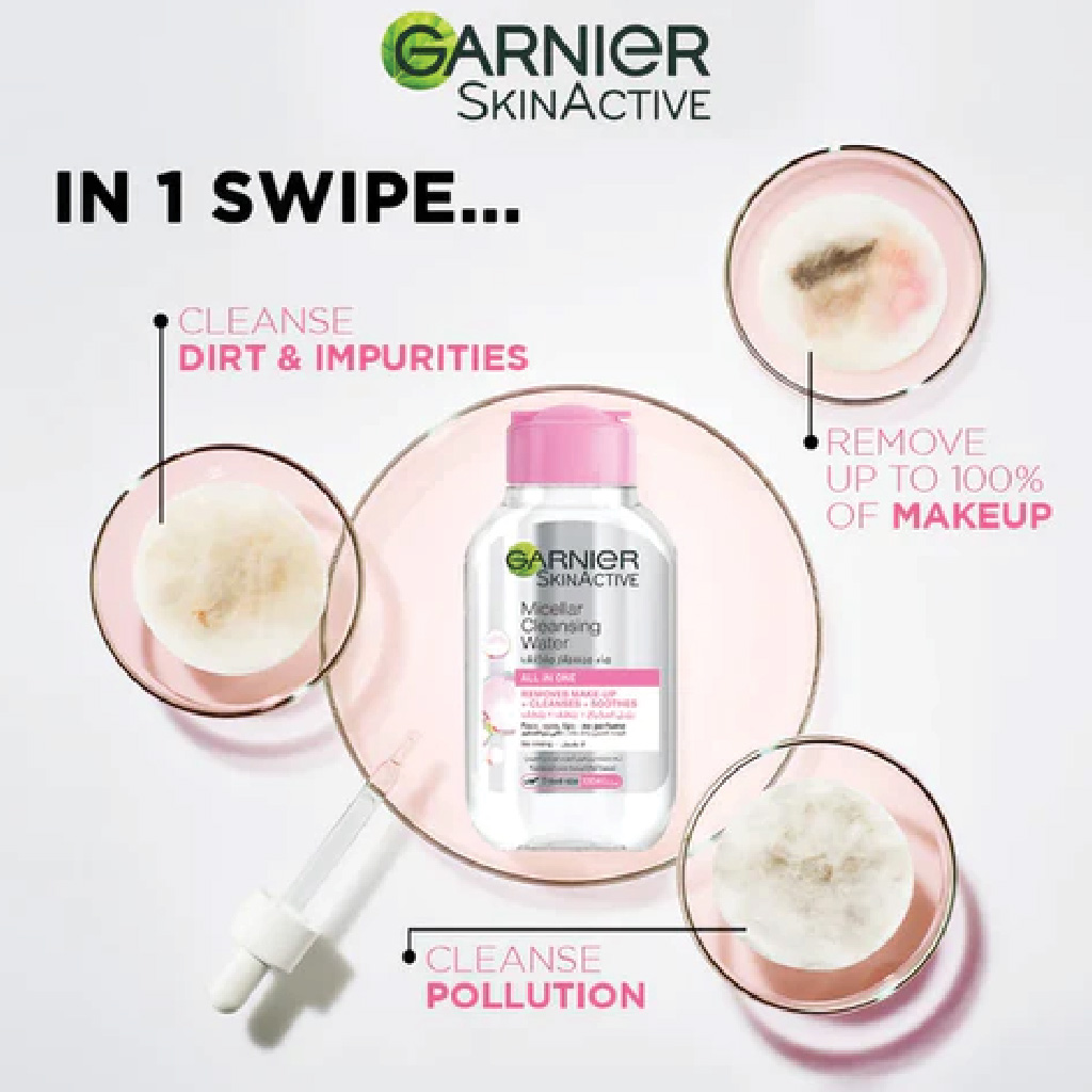 Garnier, Eau Micellaire Psm B700, Gentle micellar water for makeup removal and cleansing