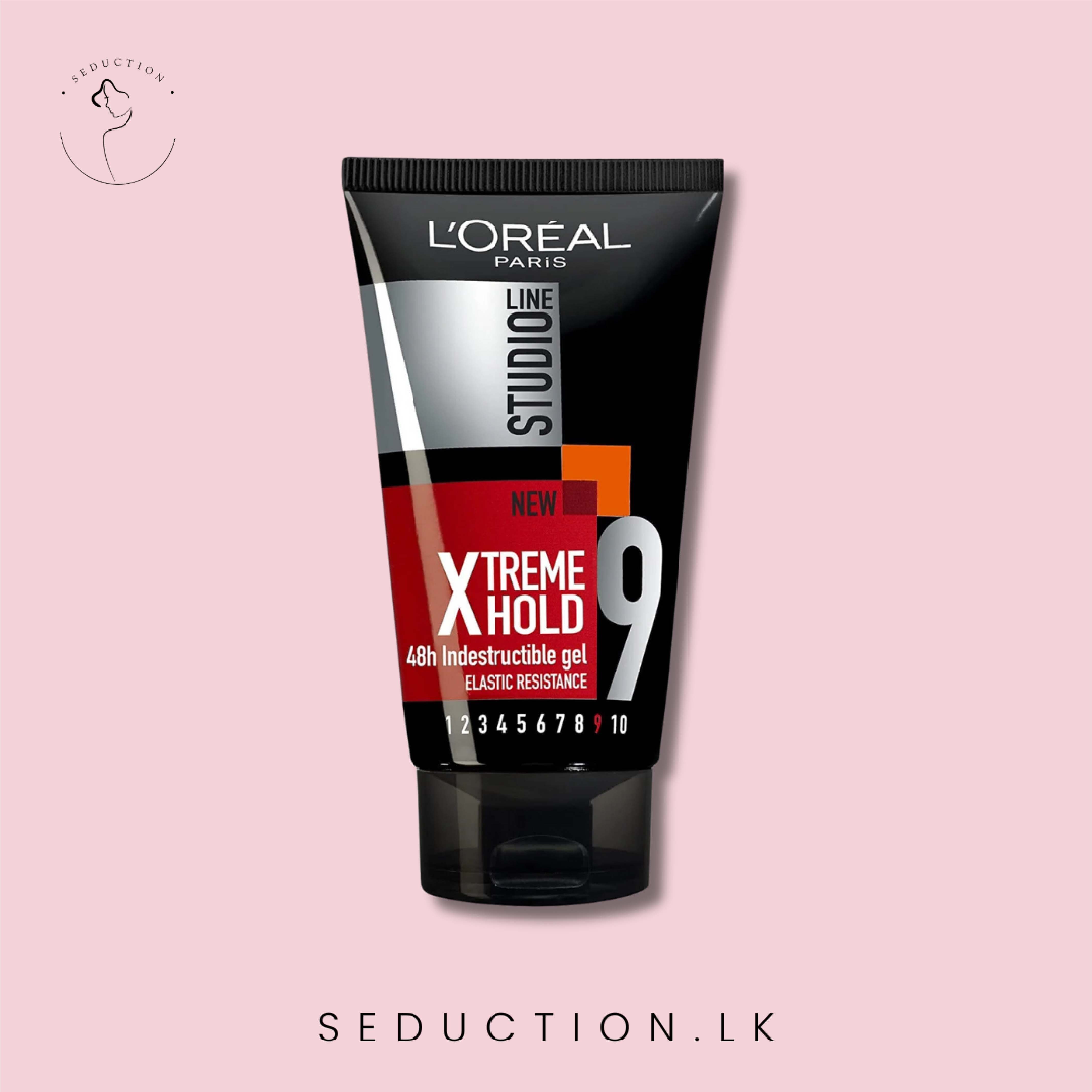 L’Oréal, Studio Line Gel Tube Xtreme, Strong hold styling gel for extreme hair control, Standard size