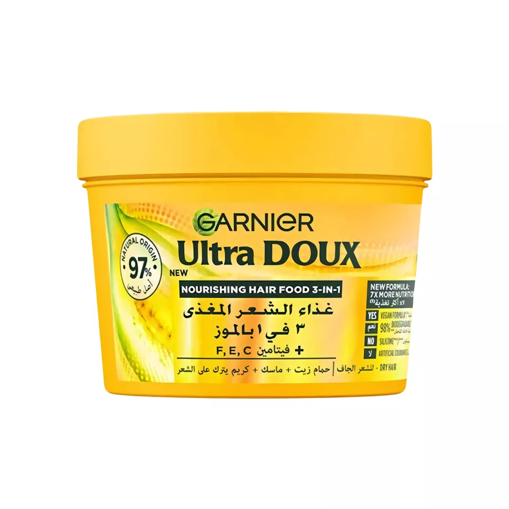 Garnier, Ultra Doux Hair Food Banana Conditioner, Nourishing conditioner with banana extract