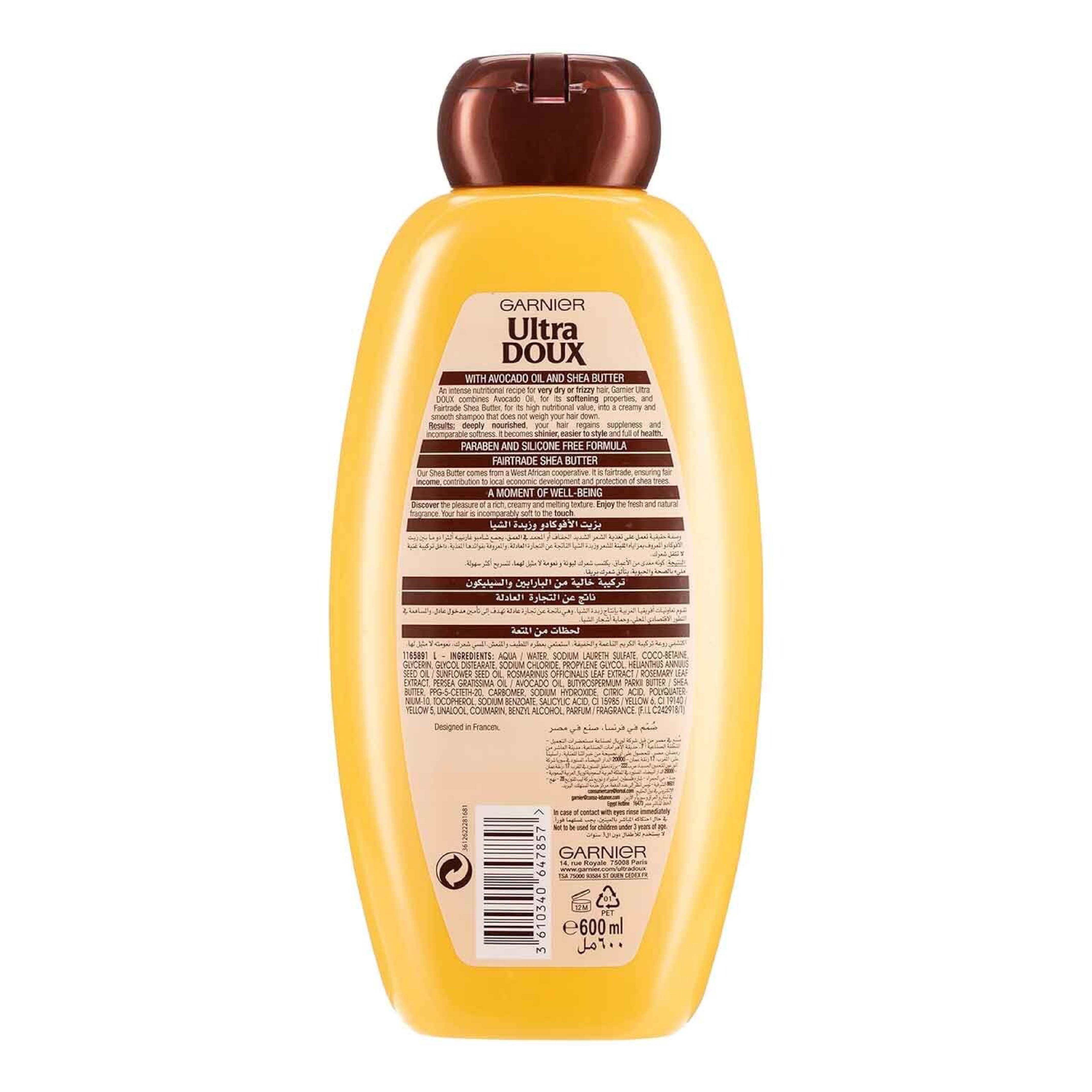 Ultra Doux Avocado Sh 600 ml