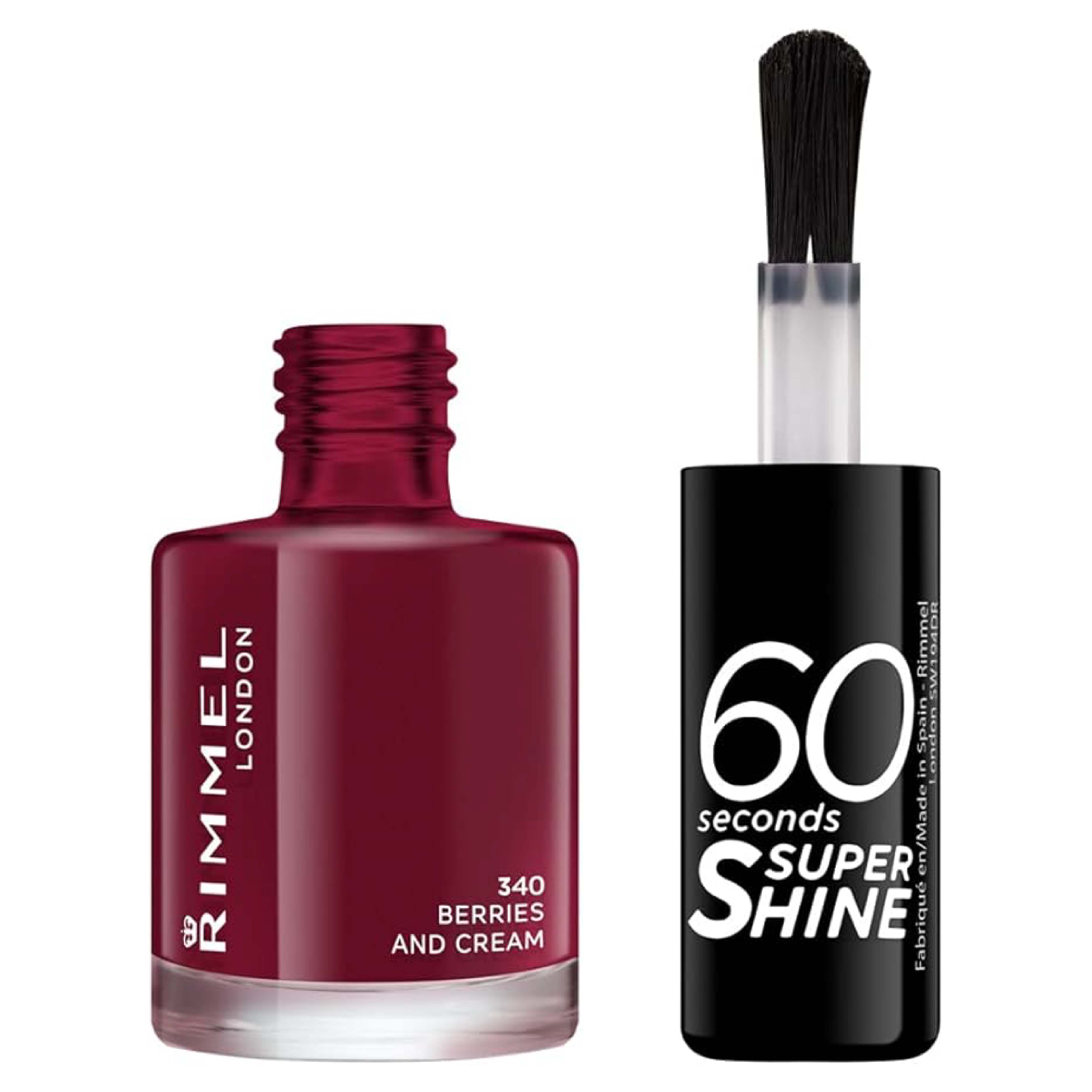 Rimmel 60Sec Nail Polish - #340 Berries And Cream