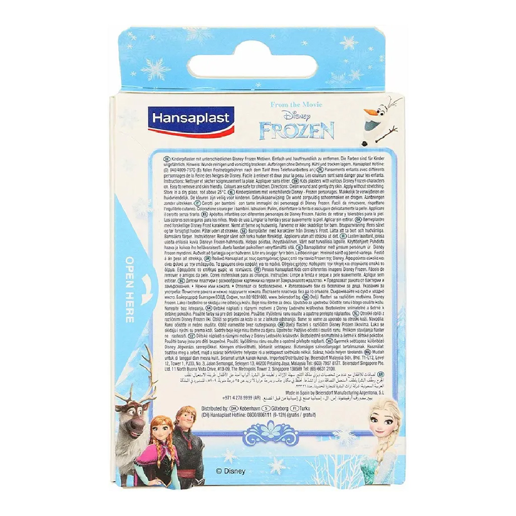 Hansaplast, Frozen Cold Spray, Instant Cooling Spray for Pain Relief, 20 strips