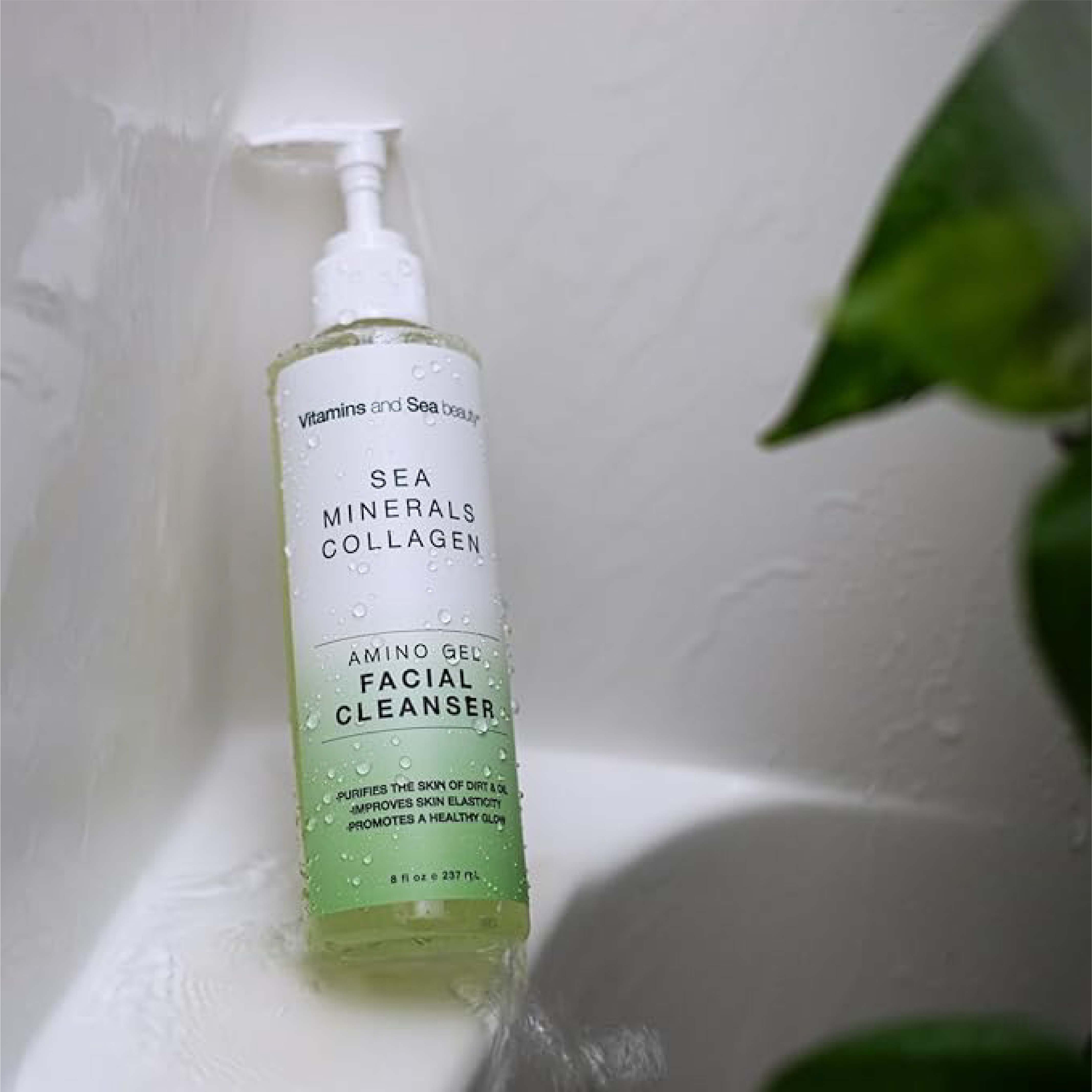 Sea Beauty, Cleanser Sea Mineral and Collagen, Refreshing facial cleanser with sea minerals and collagen