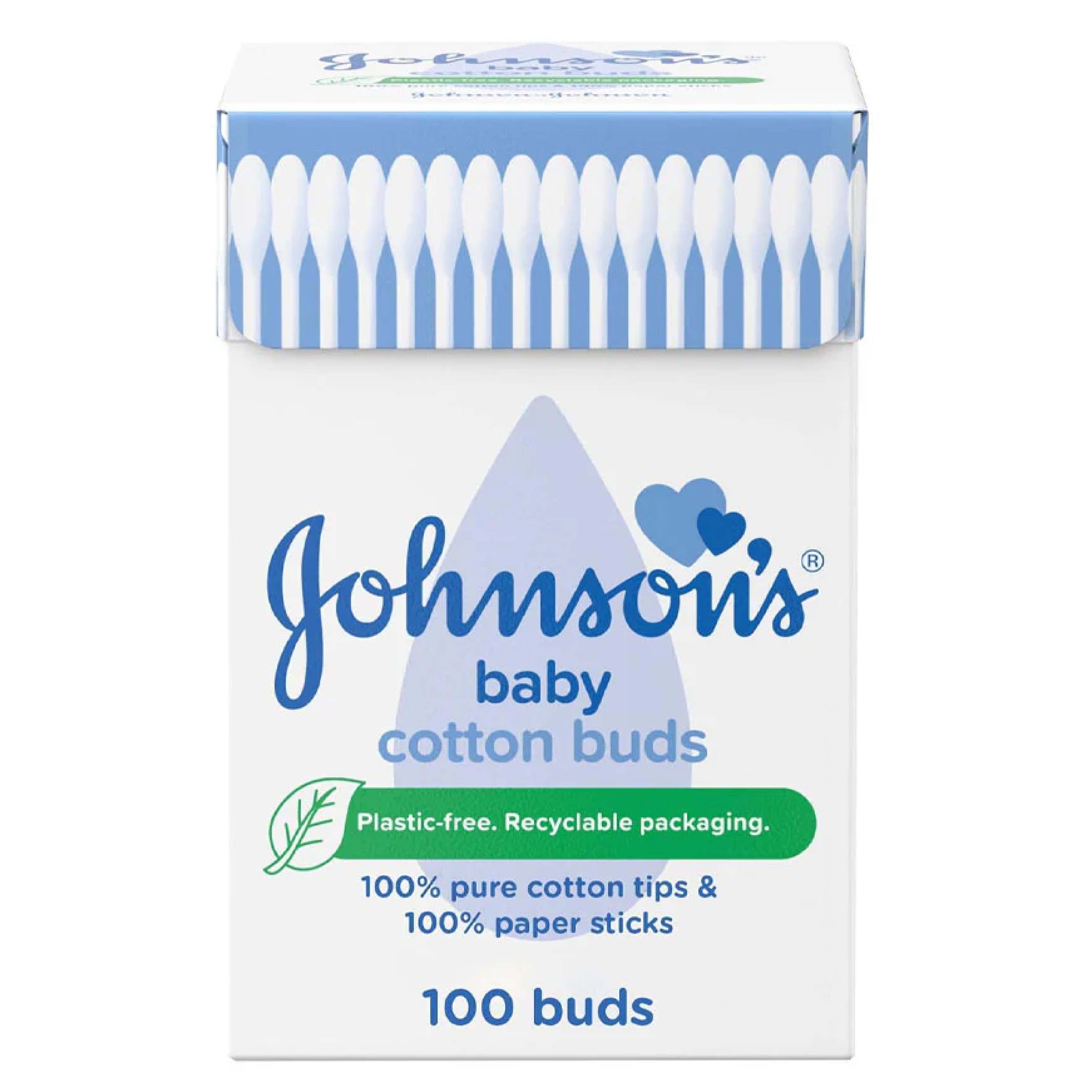جونسون بيبي أعواد قطنية – 100 قطعة