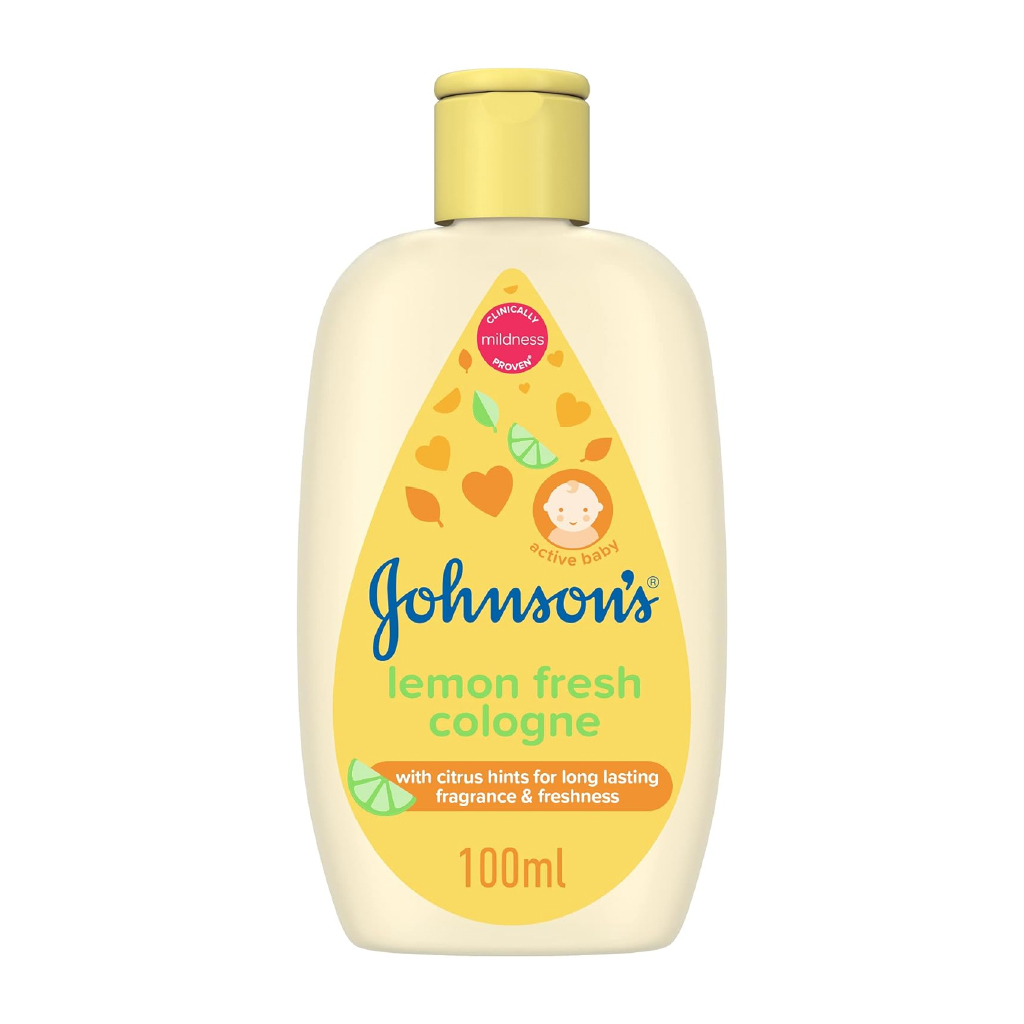 Johnson Baby, Baby cologne lemon fresh, Refreshing citrus fragrance for babies, 100ml