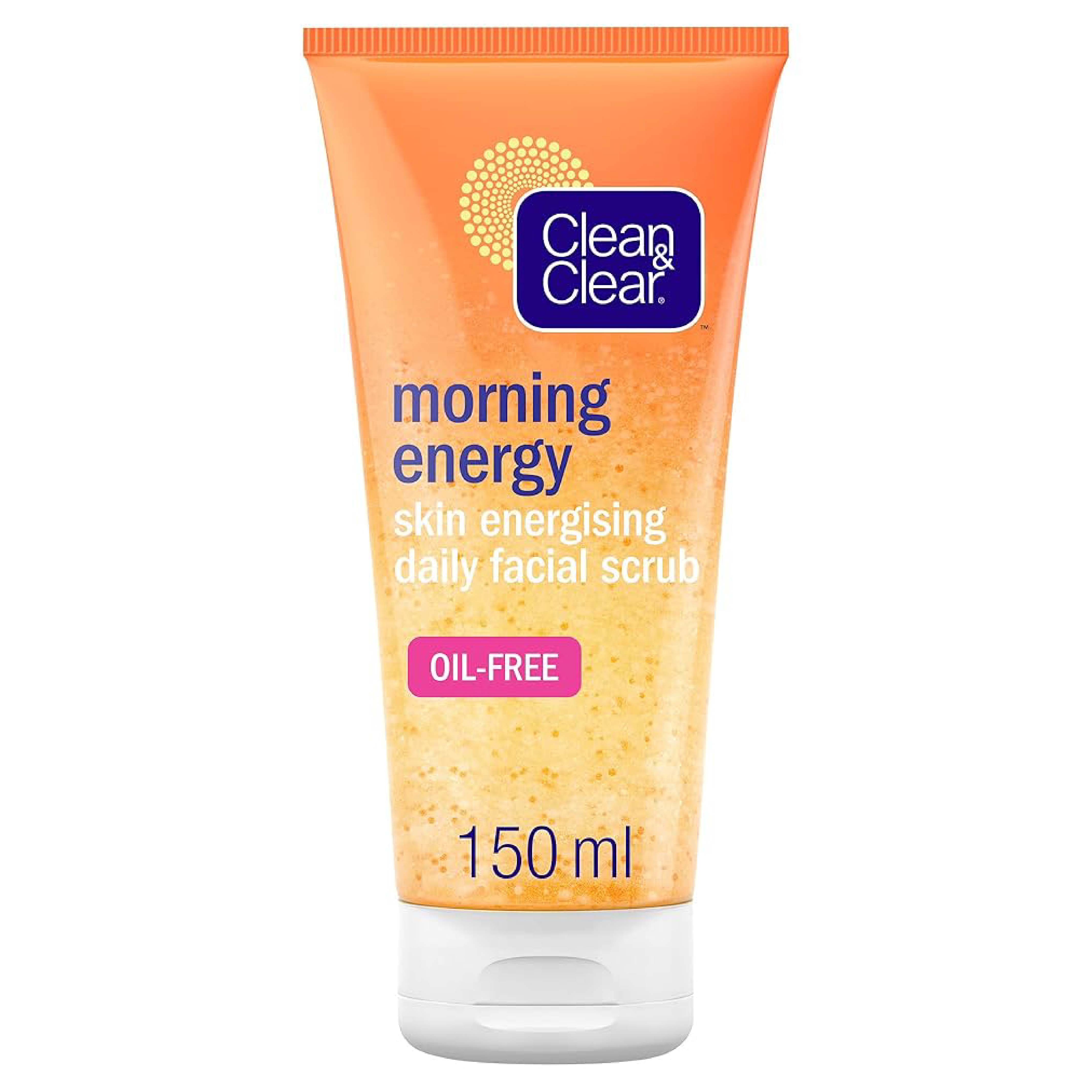 Clean & Clear, Me Skin Energising Daily Scrub, Refreshing daily facial scrub for glowing skin, 150ml