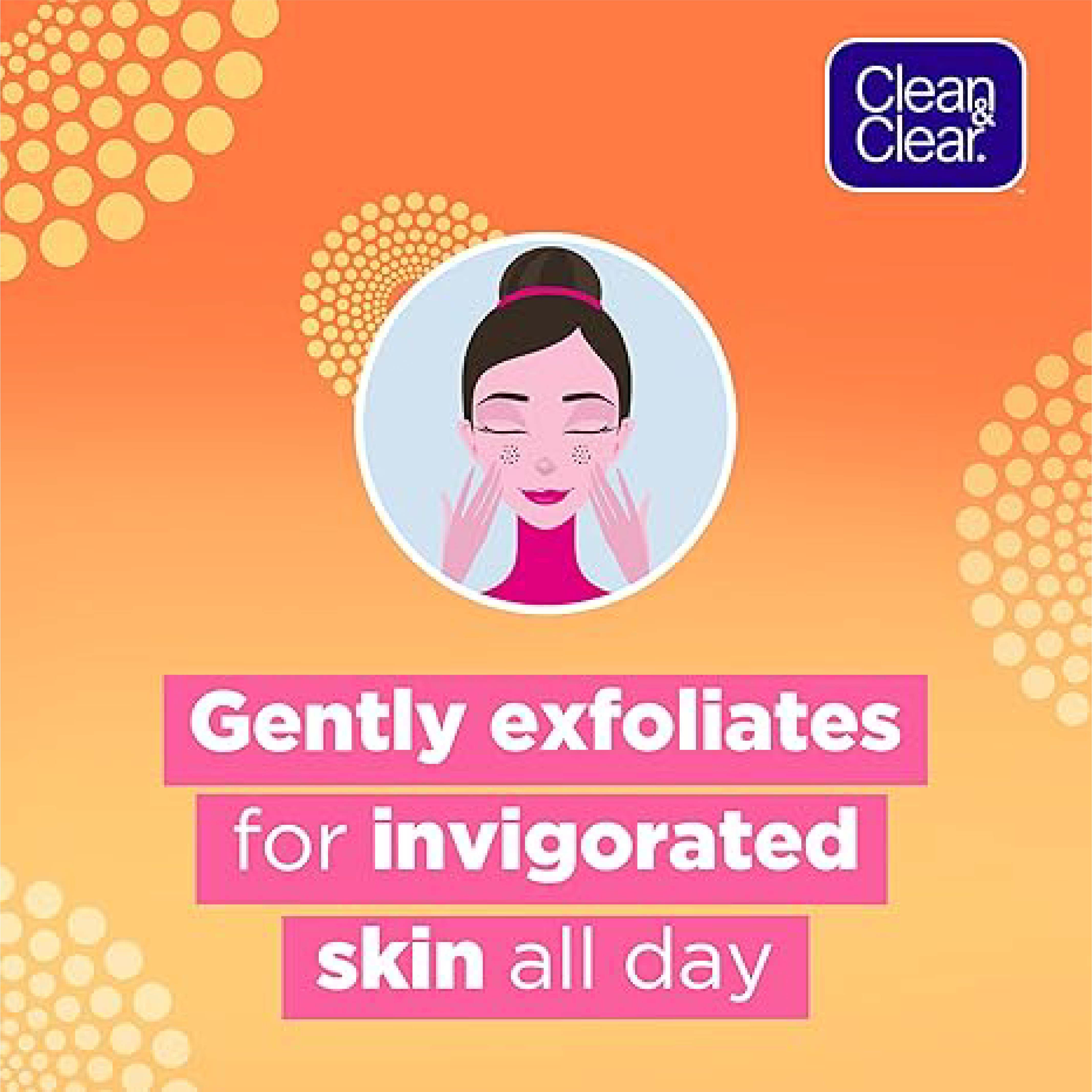 Clean & Clear, Me Skin Energising Daily Scrub, Refreshing daily facial scrub for glowing skin, 150ml