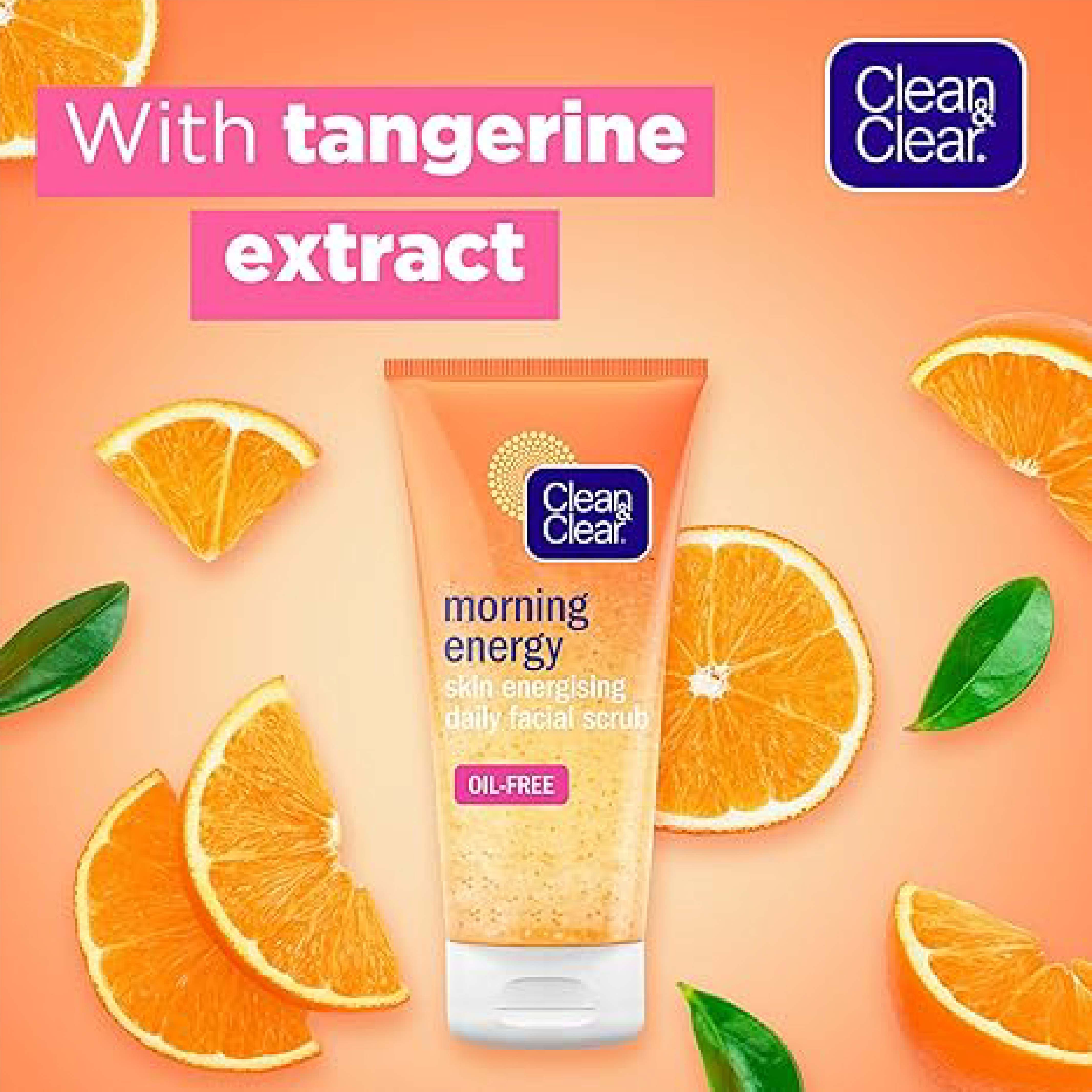 Clean & Clear, Me Skin Energising Daily Scrub, Refreshing daily facial scrub for glowing skin, 150ml