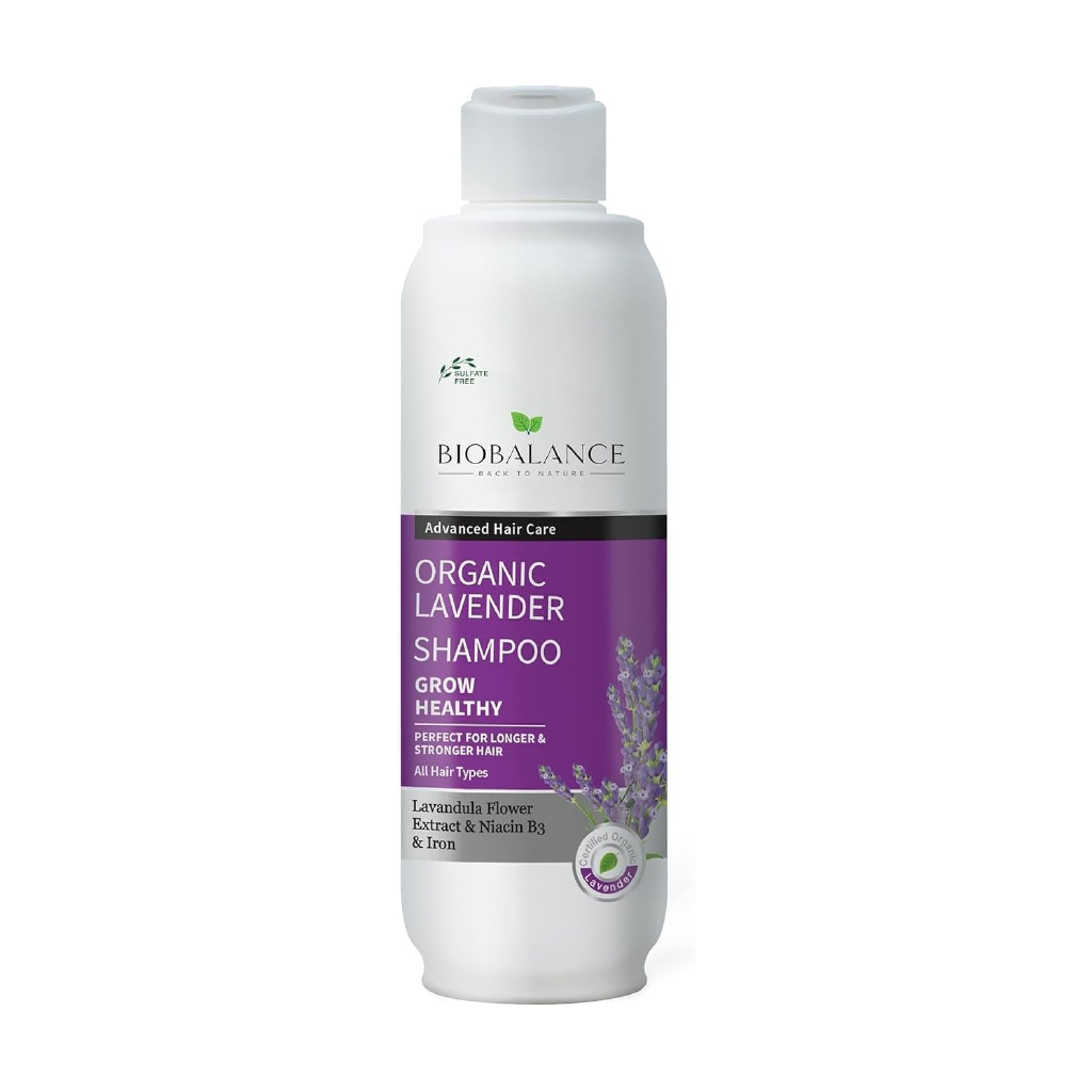 Bio Balance, Lavender Shampoo, Gentle lavender scented hair cleanser, 330ml