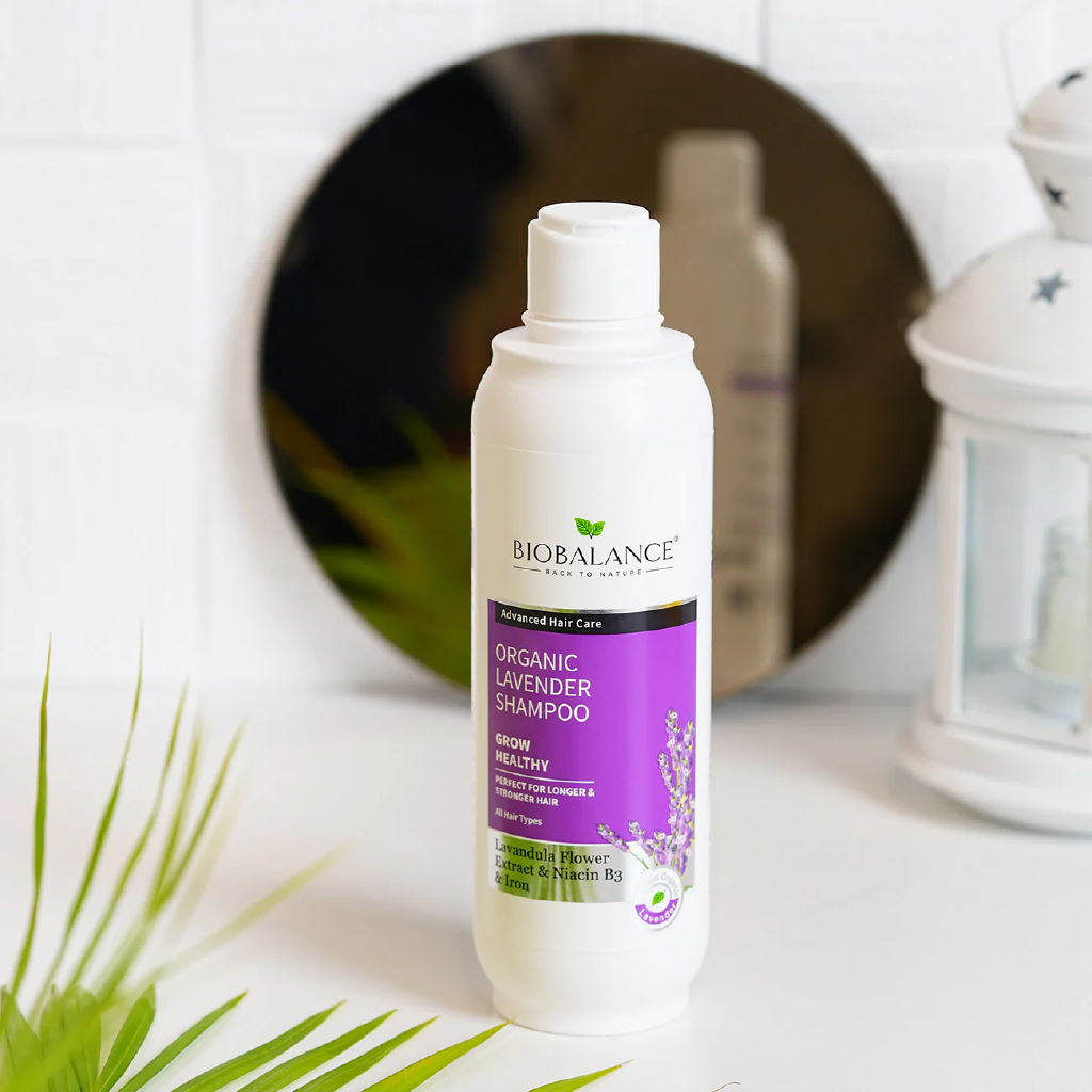 Bio Balance, Lavender Shampoo, Gentle lavender scented hair cleanser, 330ml