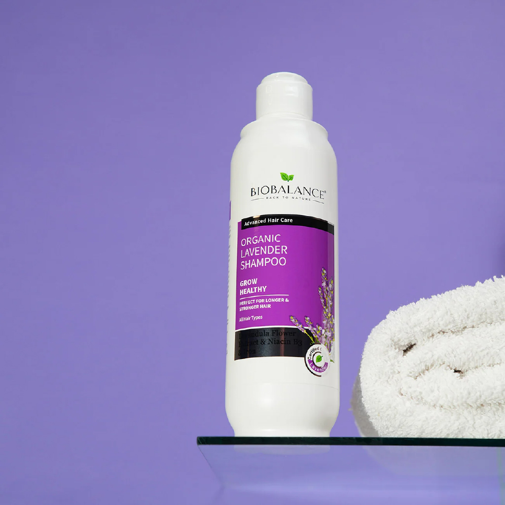 Bio Balance, Lavender Shampoo, Gentle lavender scented hair cleanser, 330ml