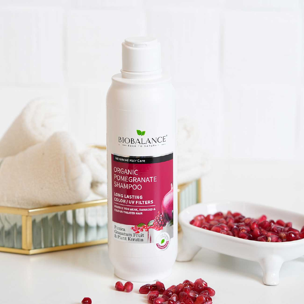 Bio Balance, Pomegranate Shampoo, Antioxidant rich shampoo for healthy hair, 330ml