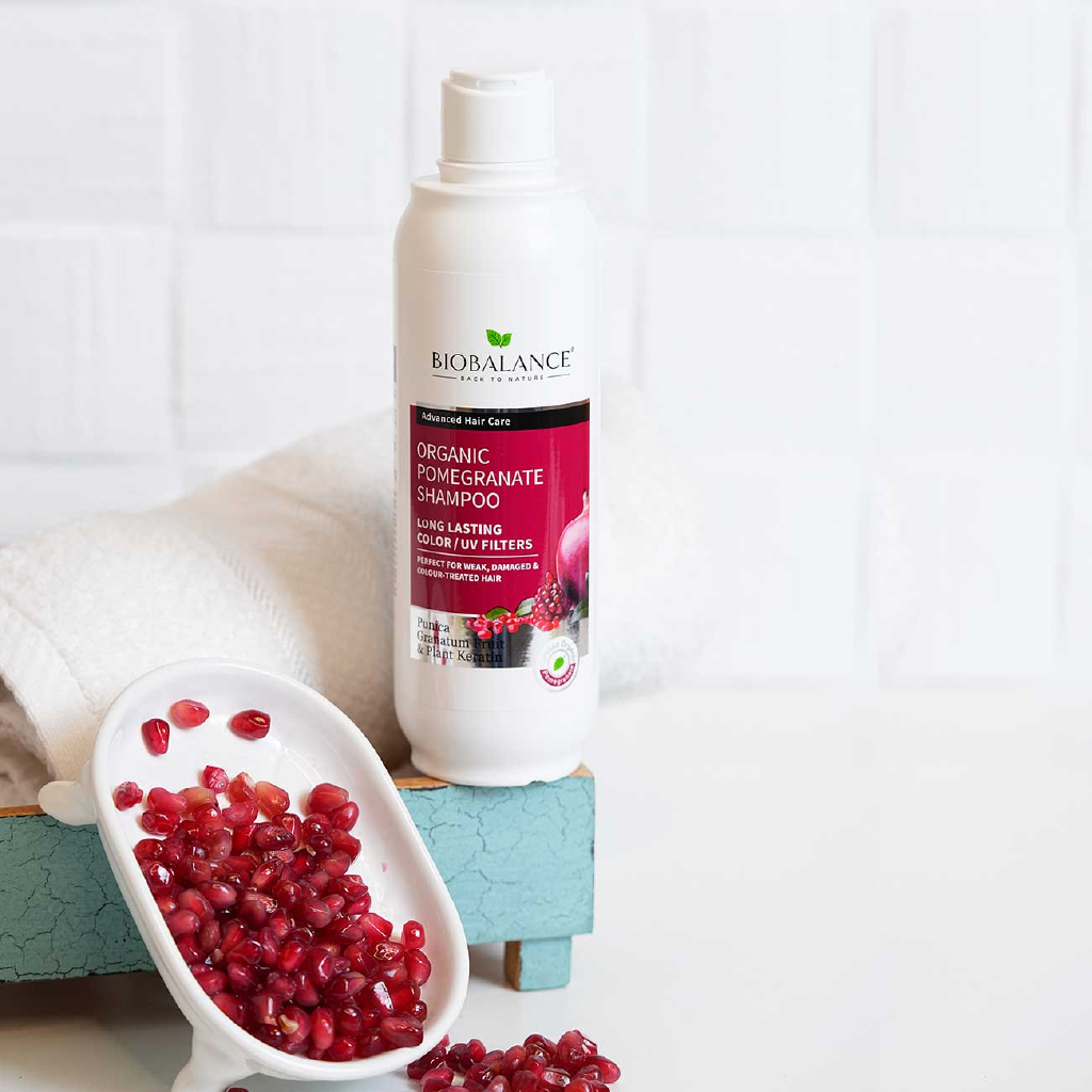 Bio Balance, Pomegranate Shampoo, Antioxidant rich shampoo for healthy hair, 330ml
