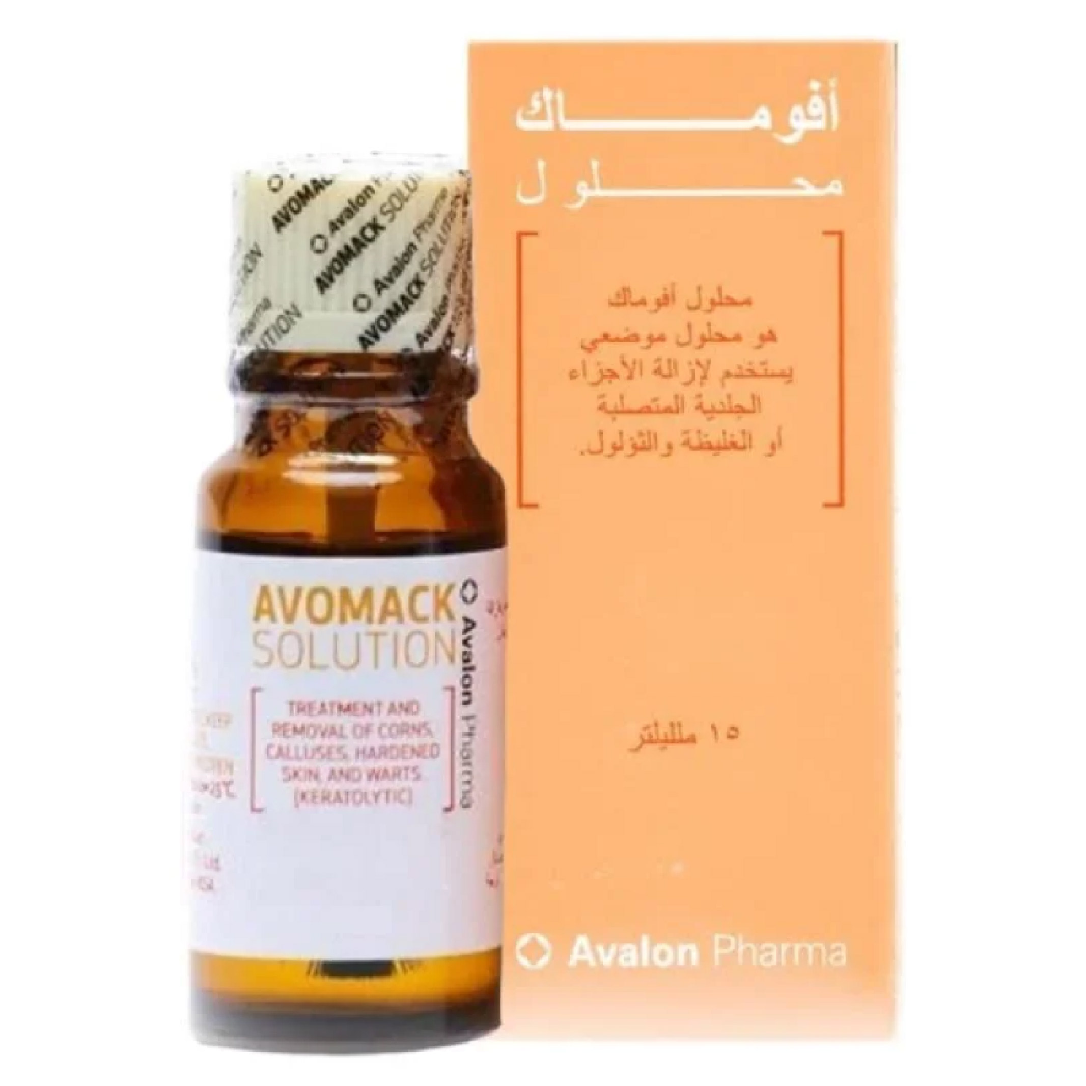 Avalon, Avomack Solution, Fast-acting topical antiseptic for minor wounds, 15 ml