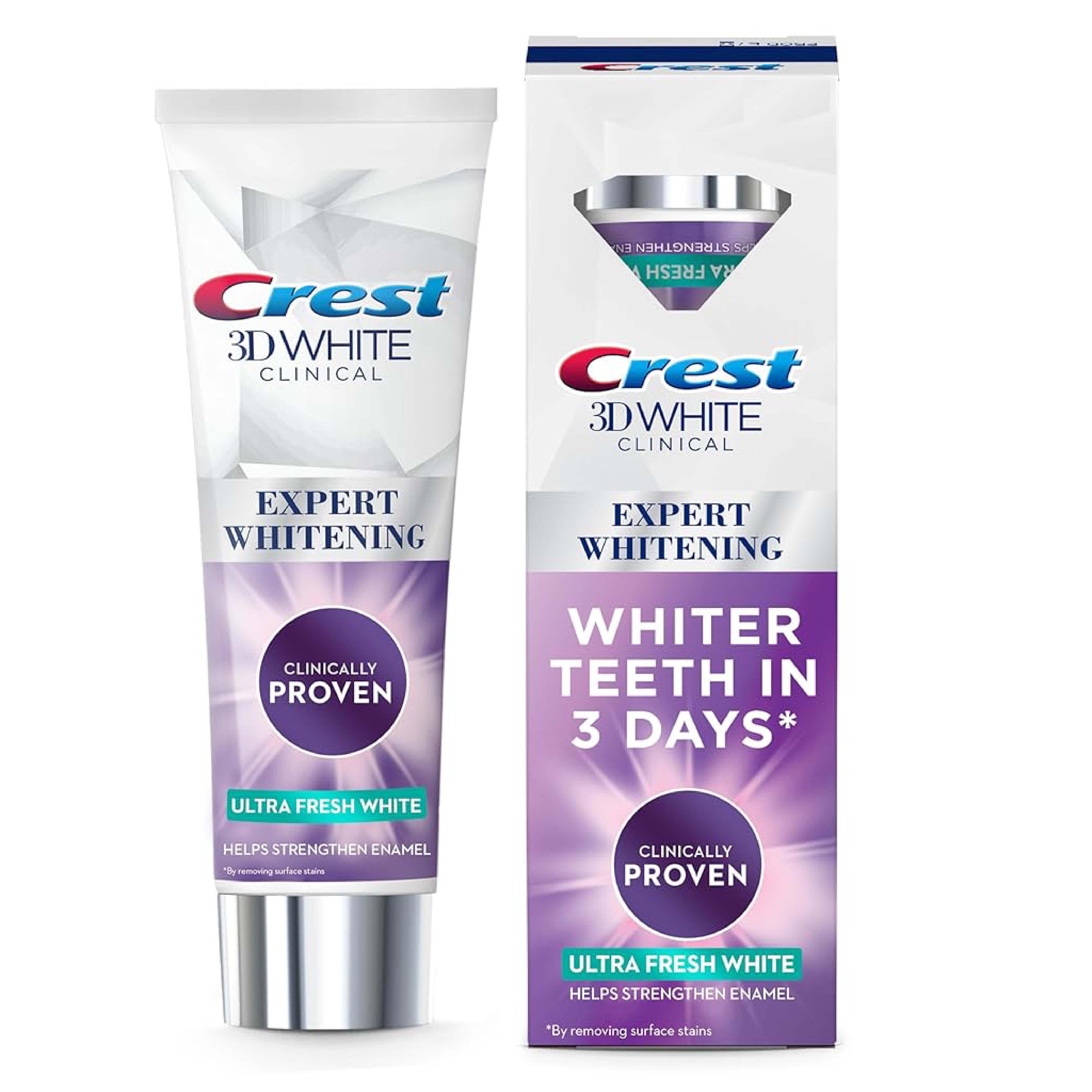 Crest 3Dw Clinic Ult Fresh Wte 75 ml Mea (Grabd Cru)