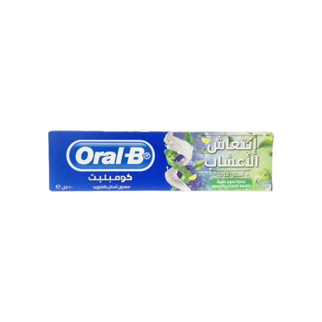 Oral-B, Toothpaste Complete Mouthwash and Whitening, Daily oral care with whitening effect, 100ml