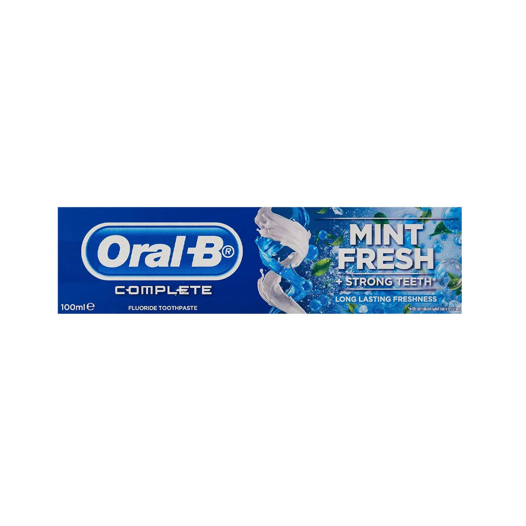 Oral-B, Toothpaste Complete Mouthwash and Whitening, Daily oral care with whitening effect, 100ml