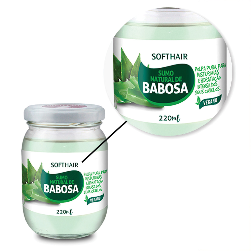 Softhair Natural Aloe Juice Gel 220 ml
