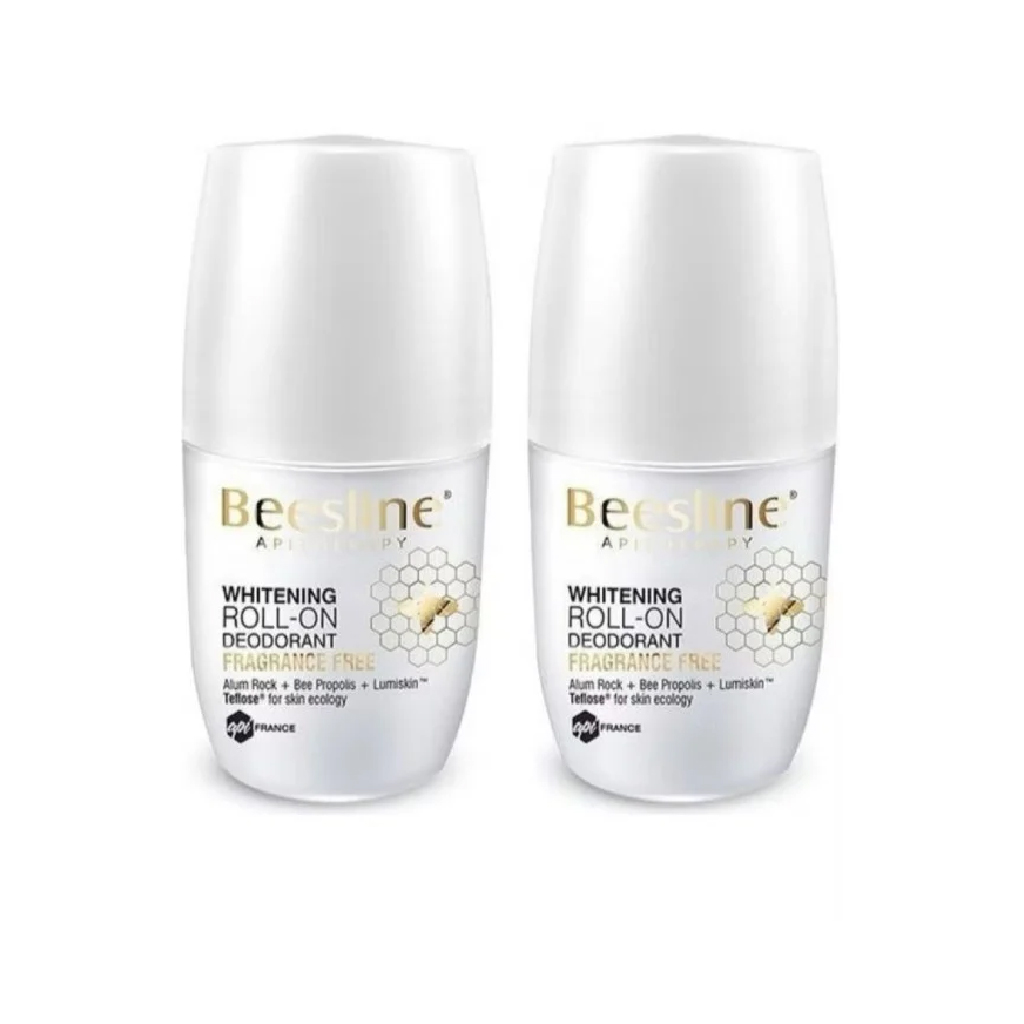 Beesline, Whitening Roll-On Deodorant, Fragrance-free whitening deodorant