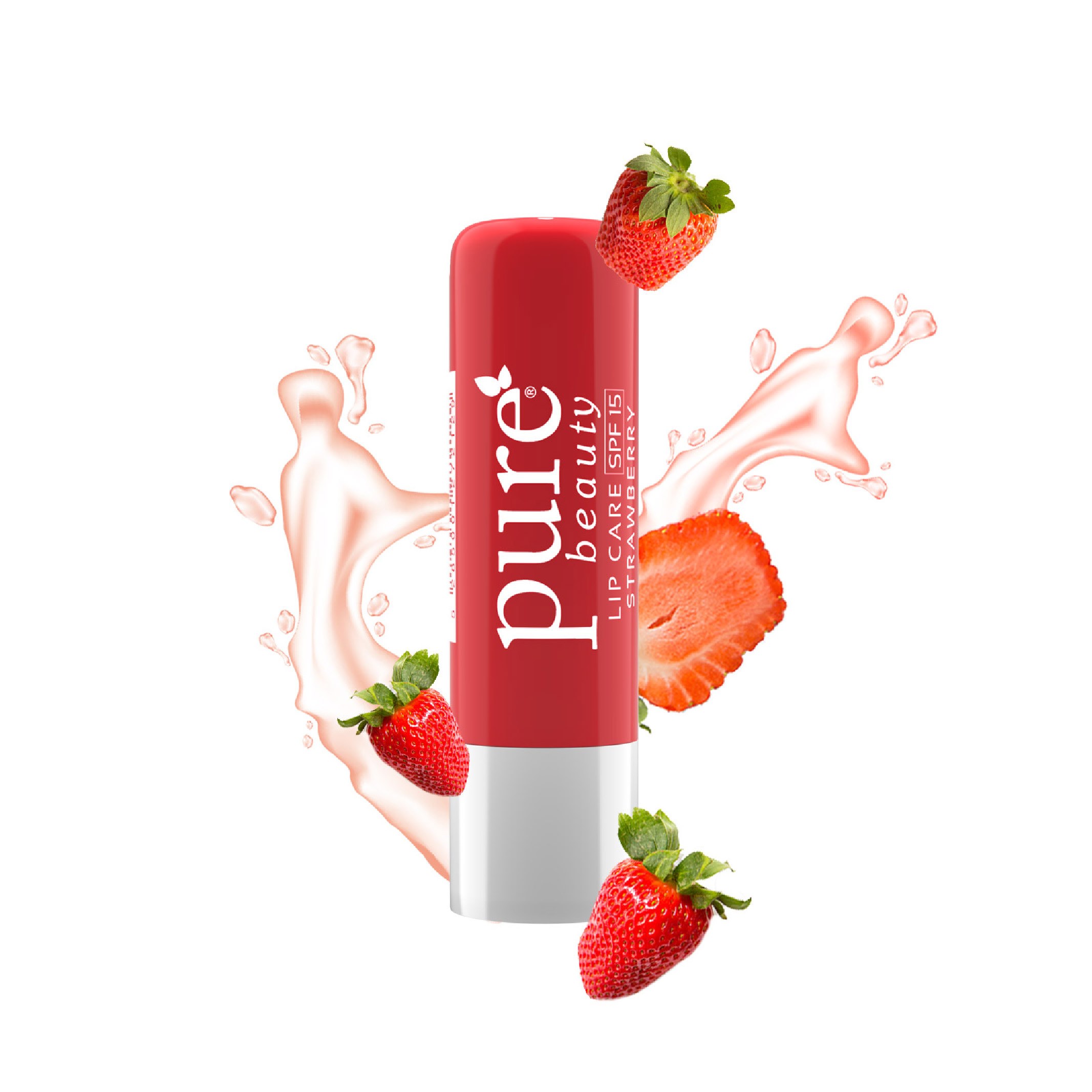 Pure Beauty Strawberry Lip Balm (Premium) 4.2g