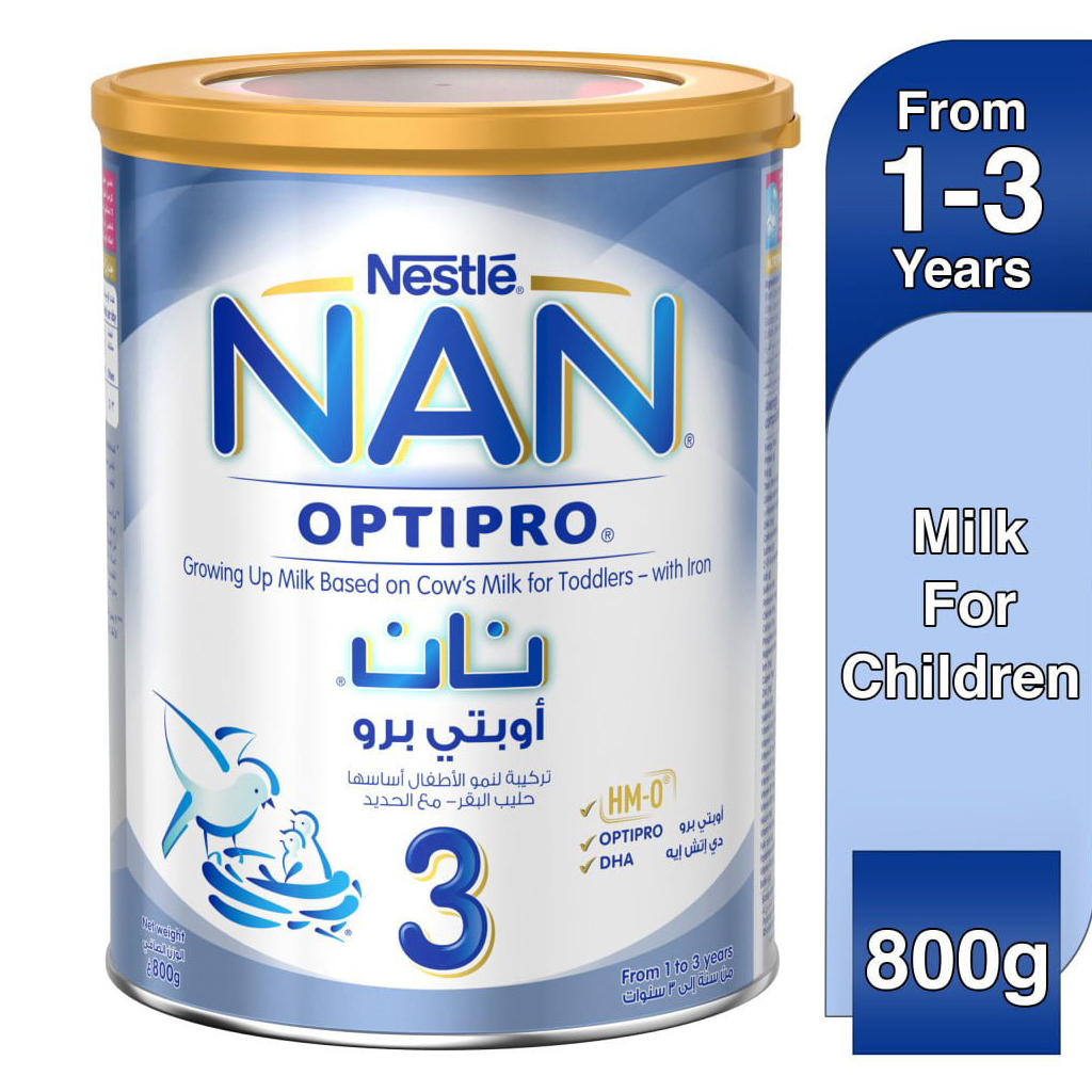 Nan, Stage 3 Infant Formula, Nutritionally balanced formula for toddlers, 800 g