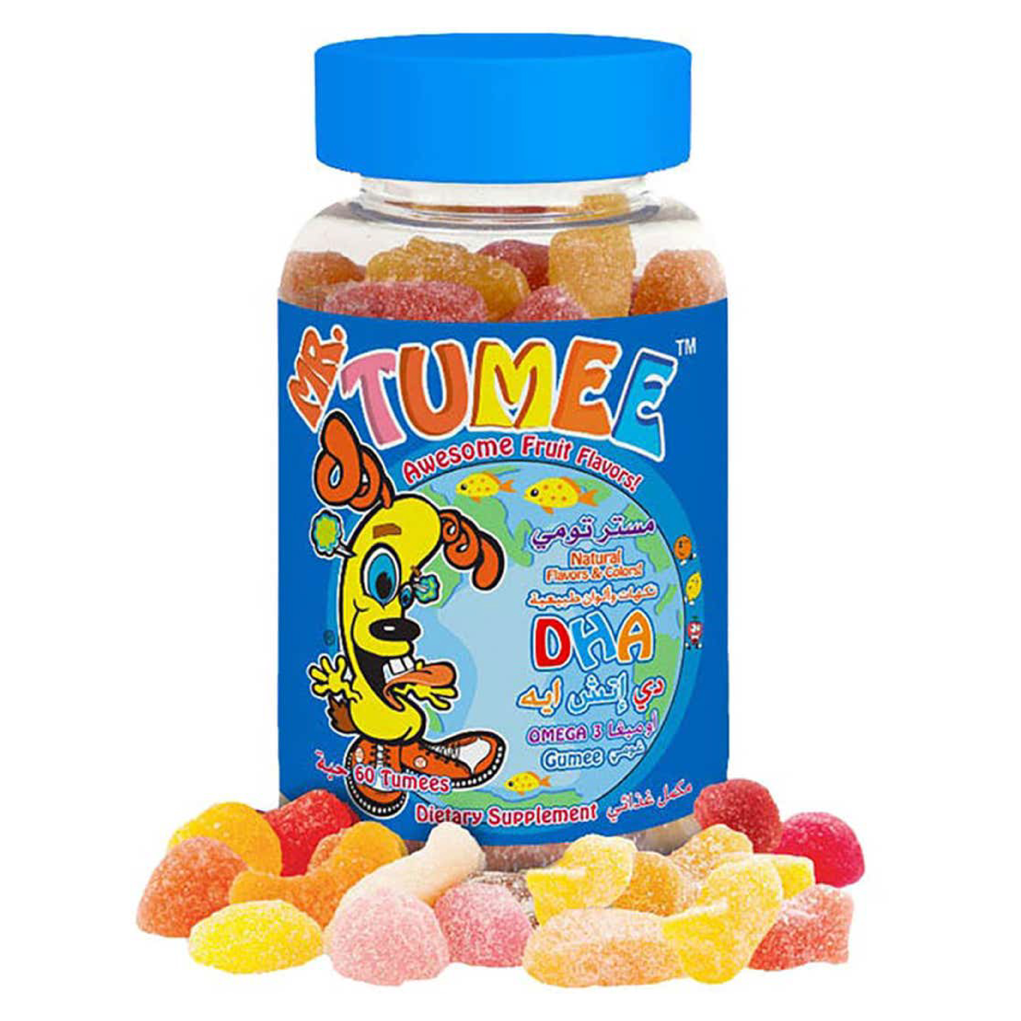 Mr. Tumee, DHA Omega-3 gummies, Nutritional gummies for brain and eye health