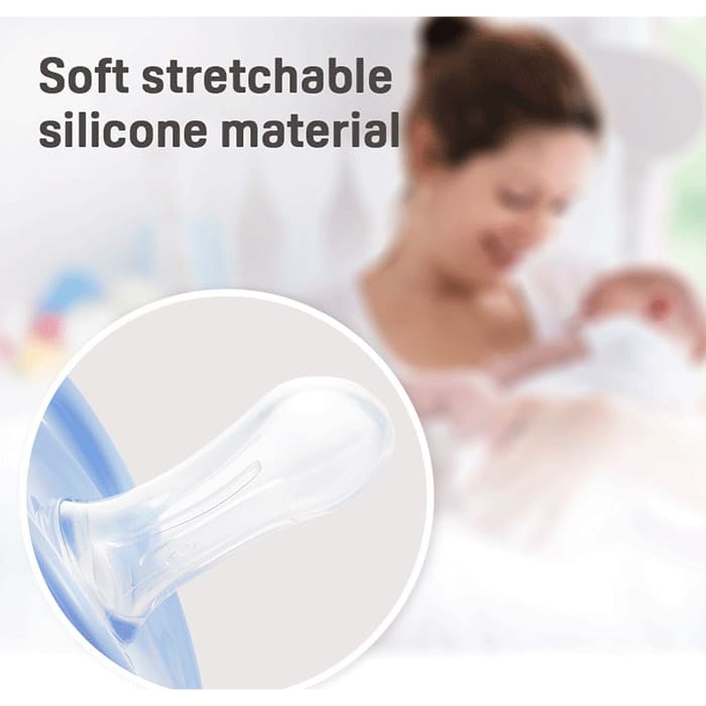 Pigeon, Minilight Pacifier Size S Train, Soothing pacifier for newborns 0+ months