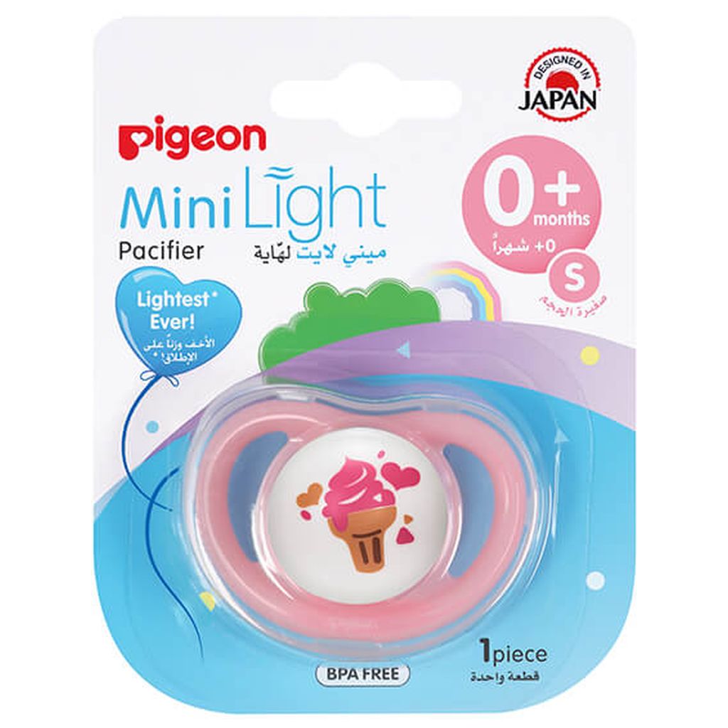Pigeon Minilight Pacifier Single (S) Girl Ice Cream