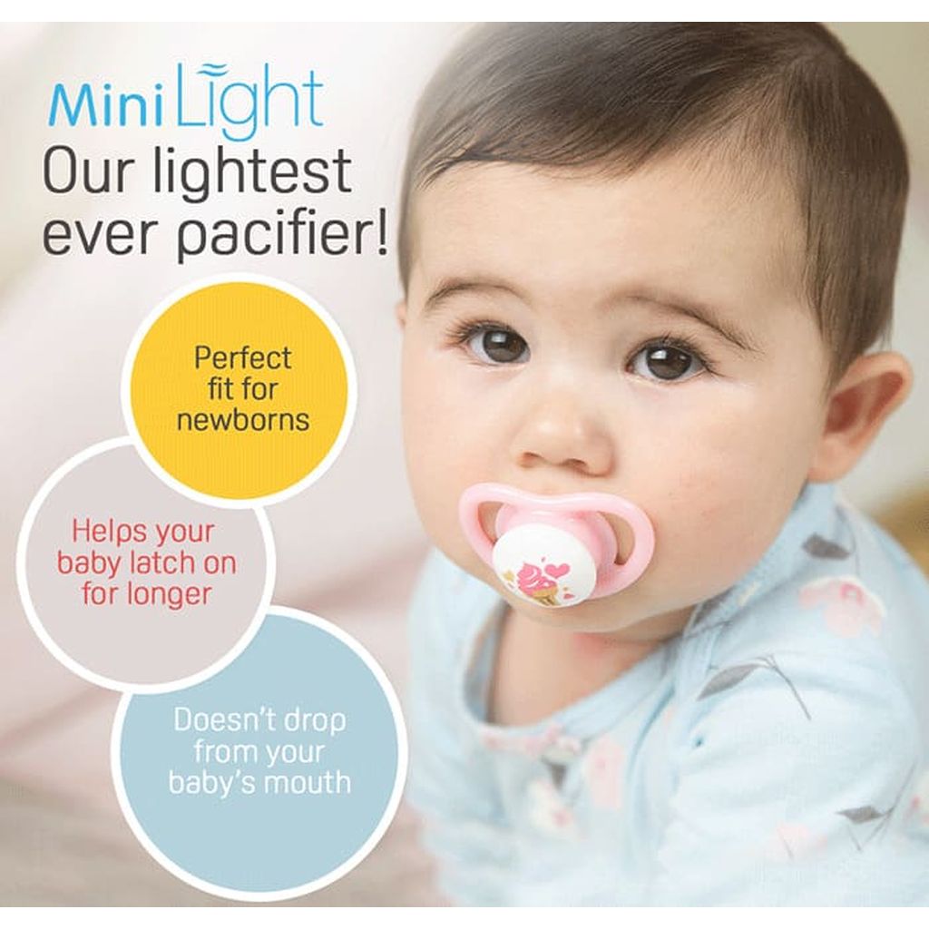 Pigeon Minilight Pacifier Single (S) Girl Ice Cream