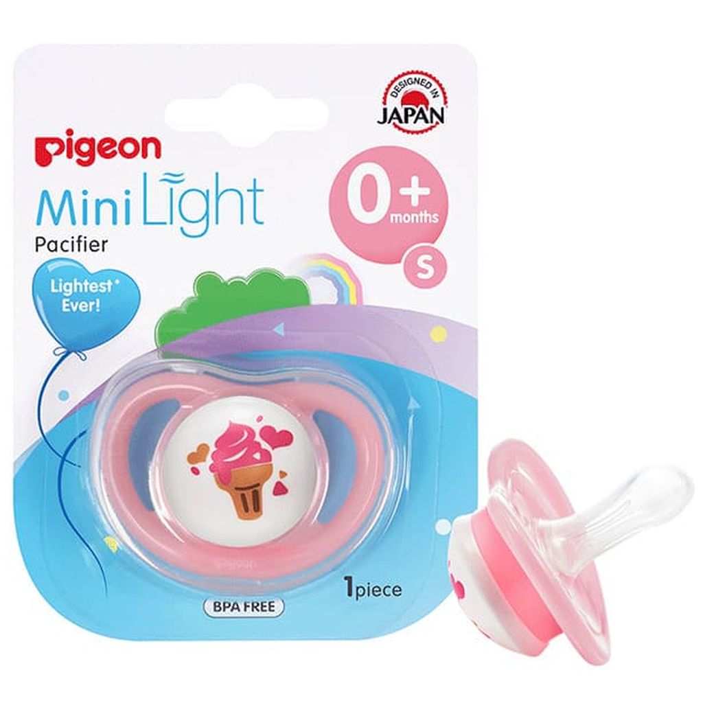 Pigeon Minilight Pacifier Single (S) Girl Ice Cream