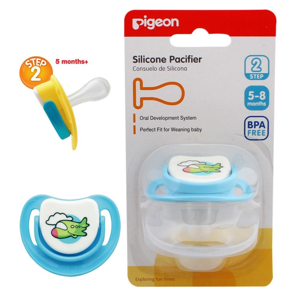 Pigeon Silicon Pacifier Step 2 Aeroplane 13680