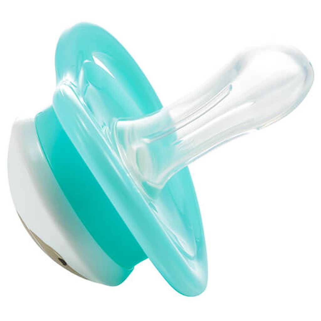 Pigeon, Minilight Pacifier Size M Elephant, Comfortable pacifier for 6+ months babies