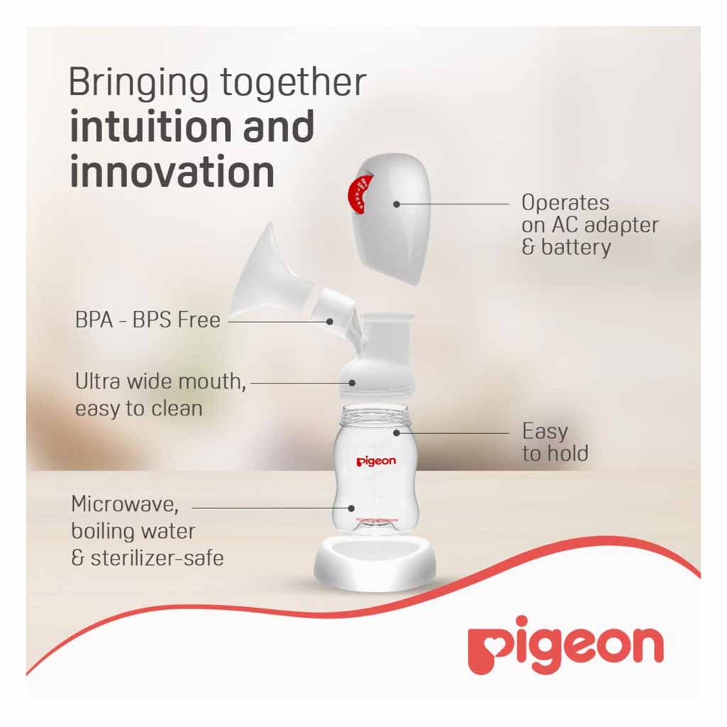 Pigeon, Electric portable breast pump, Convenient and quiet breast milk extraction