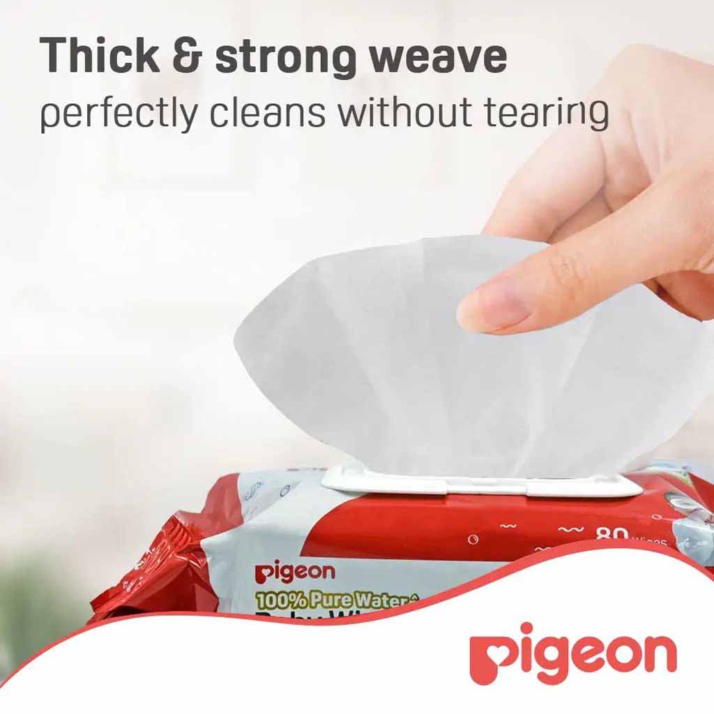 Pigeon, Water Wipes, Gentle baby wipes with 99% water, 246 sheets