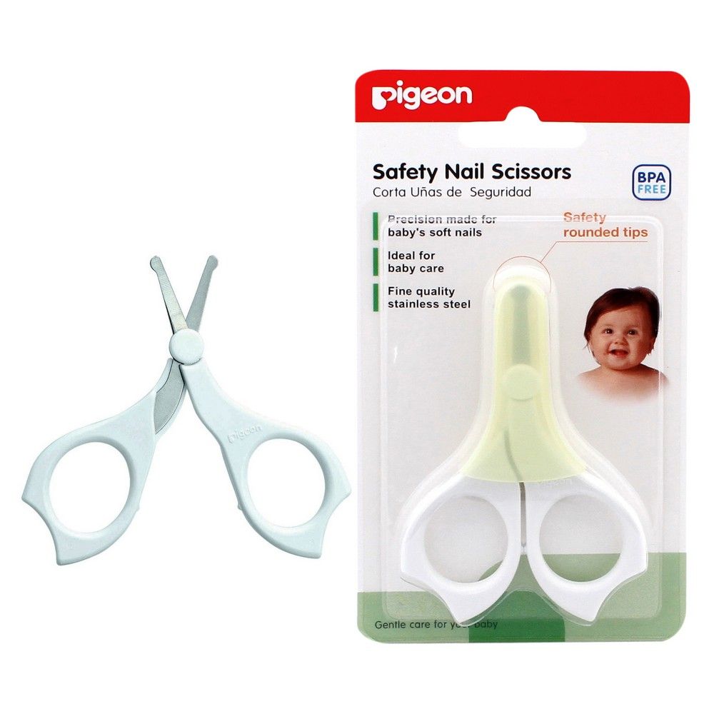 Pigeon, Infant Nail Scissors, Safe scissors for trimming baby nails