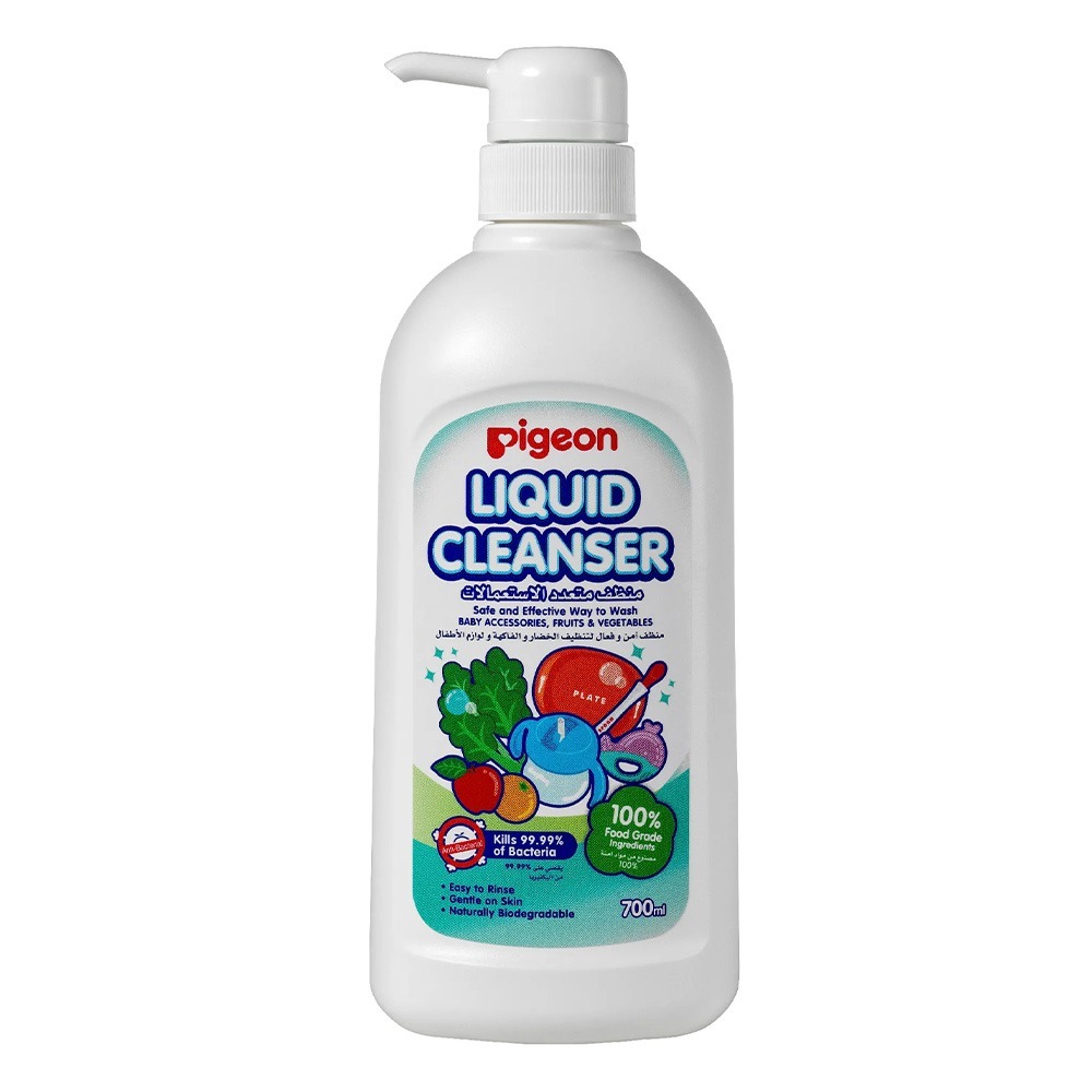 Pigeon, Liquid Cleanser with Pump, Gentle baby bottle and nipple cleanser, 700ml