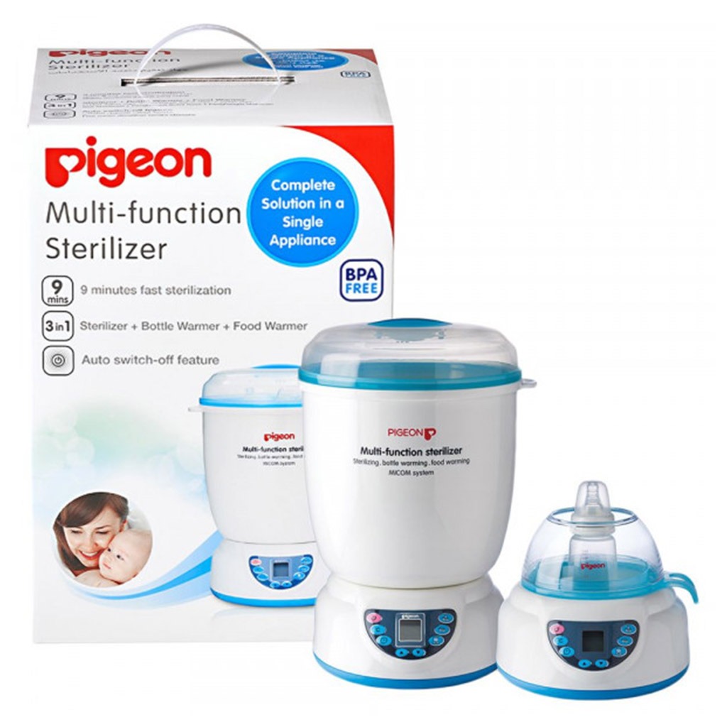 Pigeon, 3-in-1 multi-function sterilizer, Efficient sterilizer for baby bottles and accessories