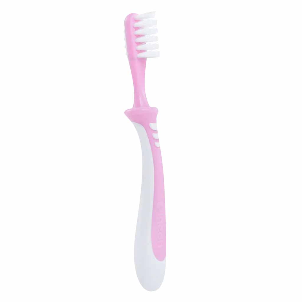Pigeon Lesson-3 Baby Training Toothbrush 12-18 Months Pink