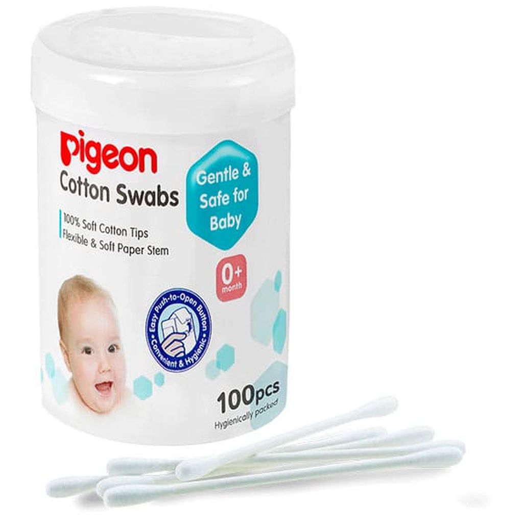Pigeon Cotton Swabs 100Pcs/Hinged (K884)