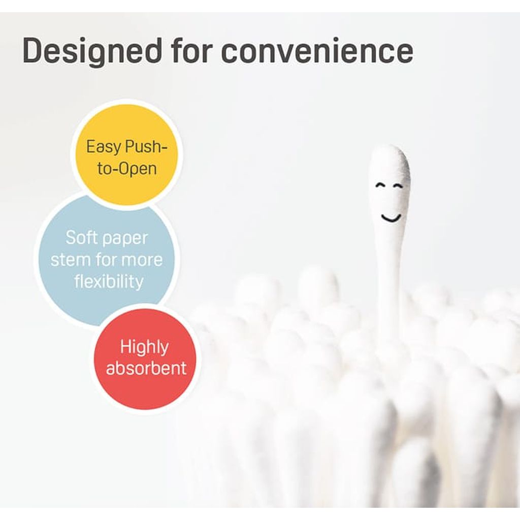 Pigeon Cotton Swabs 100Pcs/Hinged (K884)