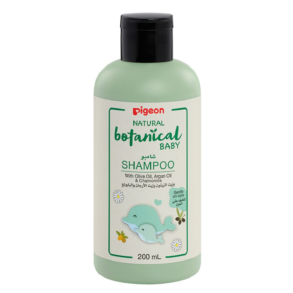 Pigeon, Natural Botanical Shampoo, Mild botanical shampoo for baby hair care, 200ml