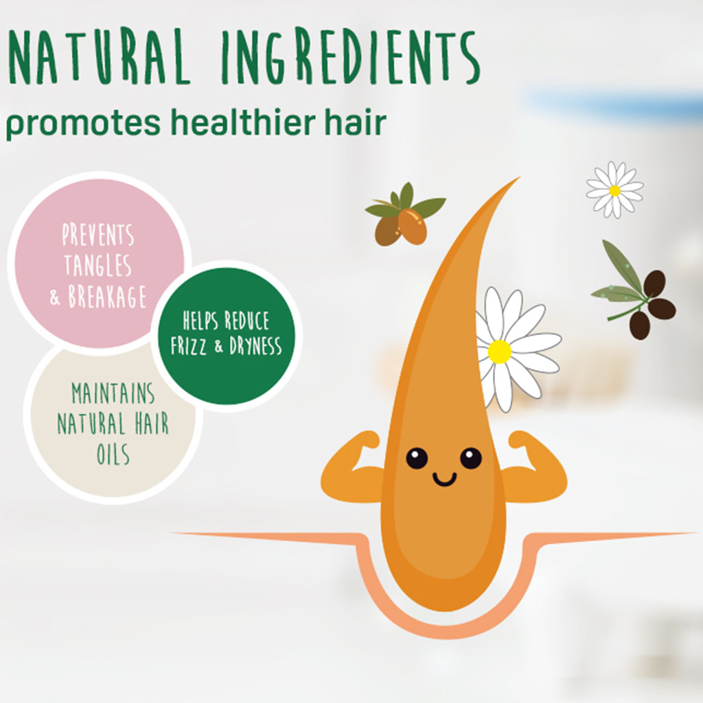 Pigeon, Natural Botanical Shampoo, Mild botanical shampoo for baby hair care, 500ml