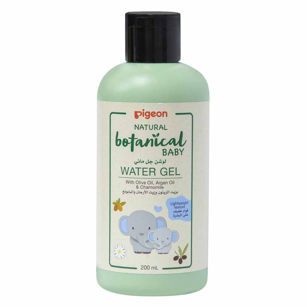 Pigeon, Natural Botanical Baby Water Gel, Lightweight moisturizing gel with botanical extracts, 200 ml