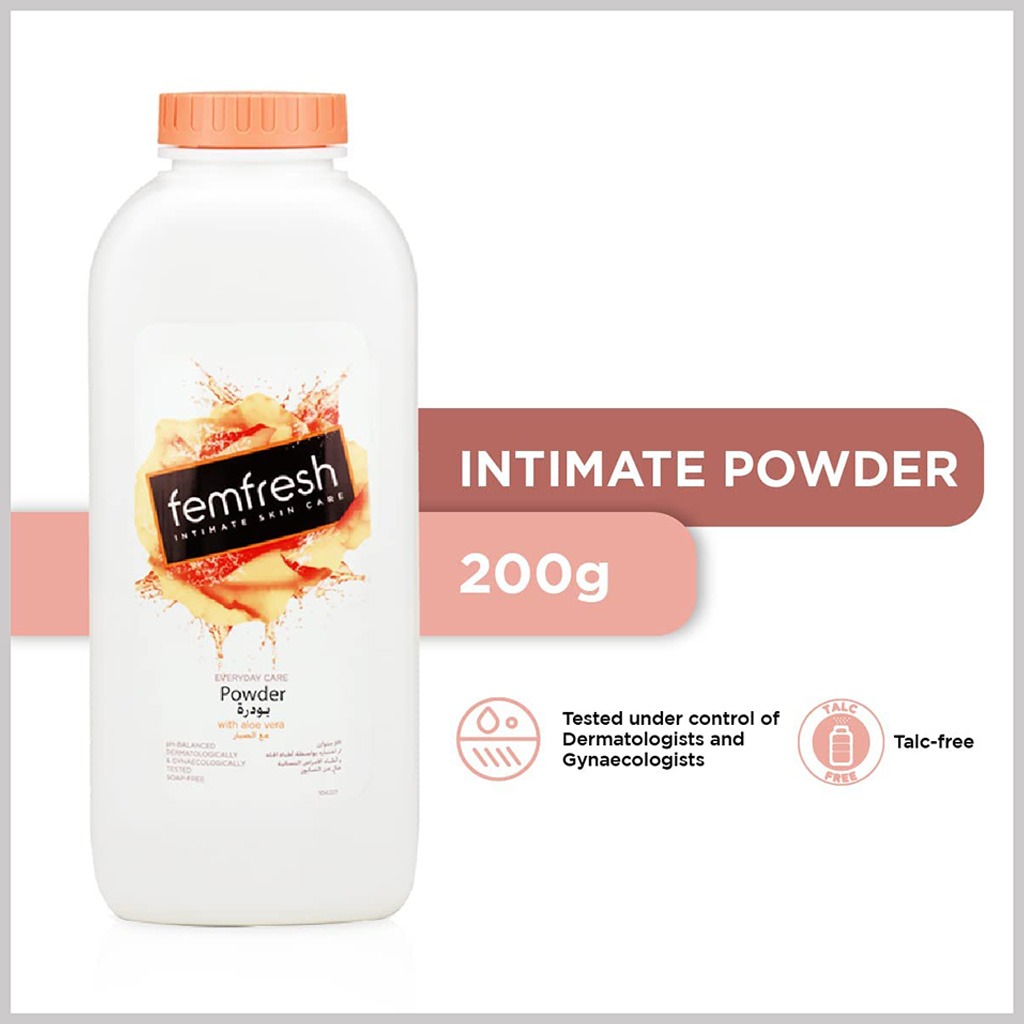 Femfresh, Powder, Gentle intimate powder for freshness and comfort, 200 g