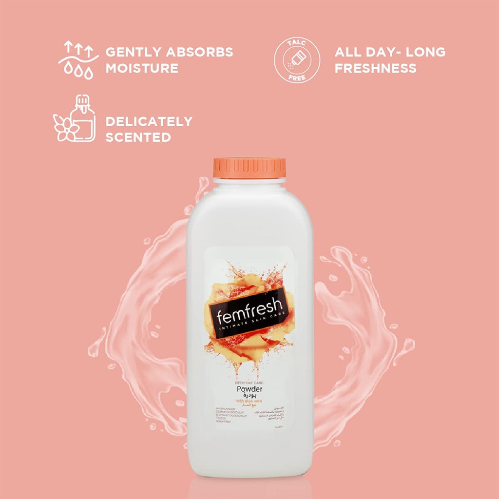 Femfresh, Powder, Gentle intimate powder for freshness and comfort, 200 g